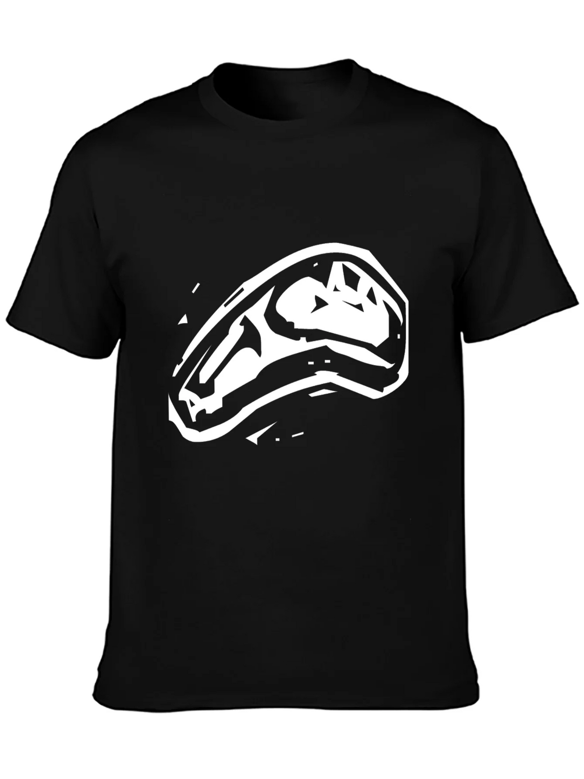 Dinosaur Skull Graphic Tee - Mens Black T-Shirt product image 6