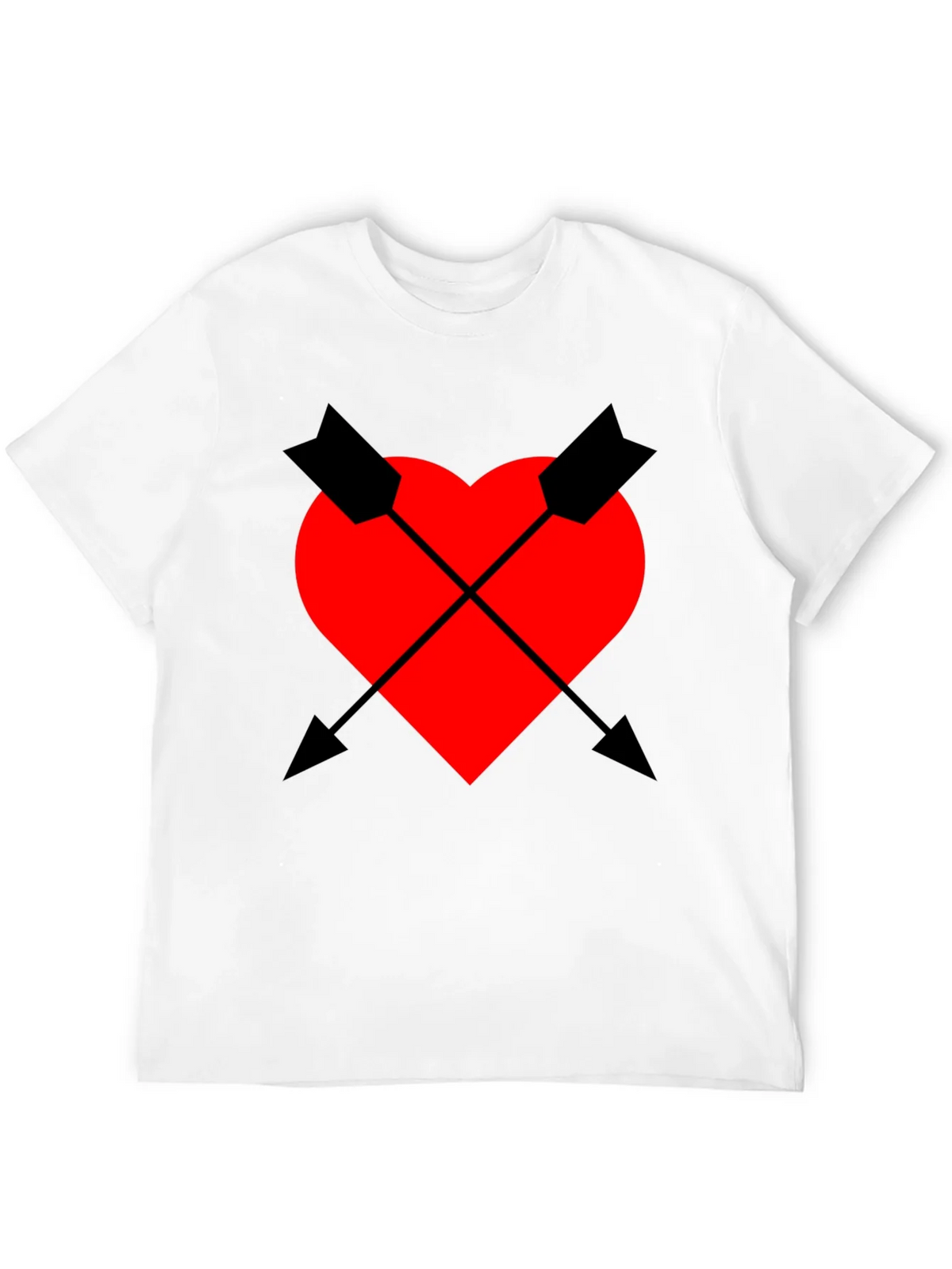 Heart & Arrow Graphic Tee - Black Casual Fit product image 3