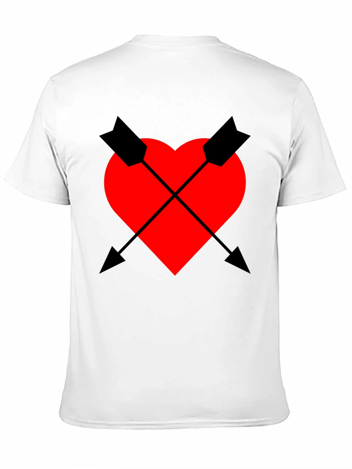 Heart & Arrow Graphic Tee - Black Casual Fit product image 2