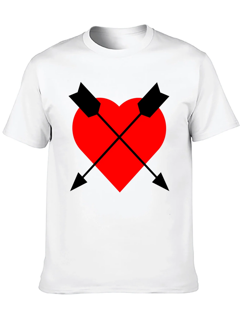Heart & Arrow Graphic Tee - Black Casual Fit product image 12