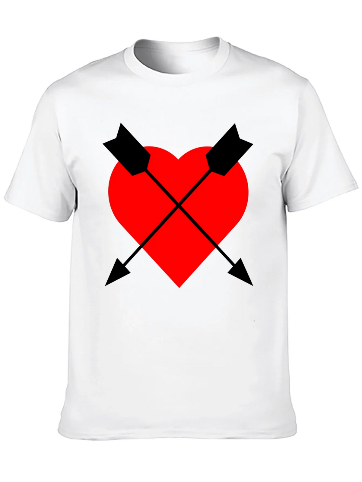 Heart & Arrow Graphic Tee - Black Casual Fit product image 12