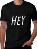Hey Graphic Tee - Casual Comfort product image 1