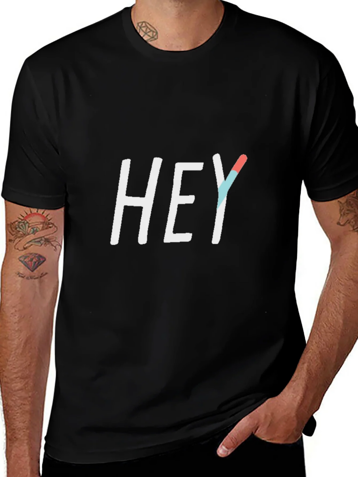 Hey Graphic Tee - Casual Comfort product image 1