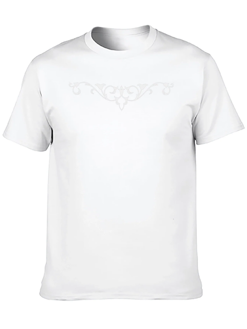 Elegant Scrollwork Black T-Shirt product image 12