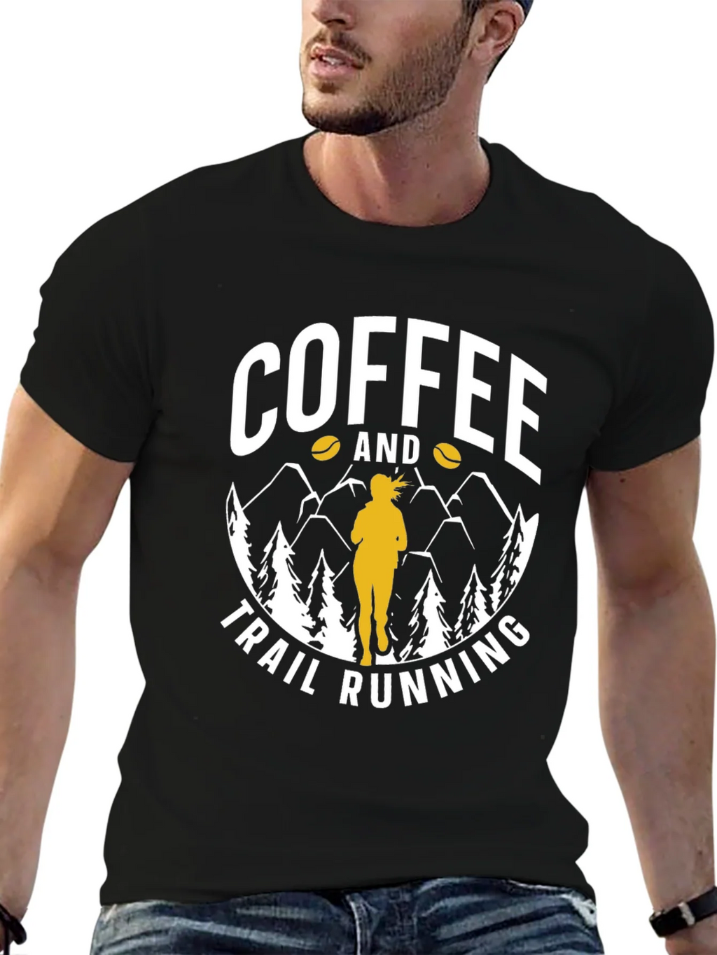 Coffee and Trail Running Graphic Tee product image 9