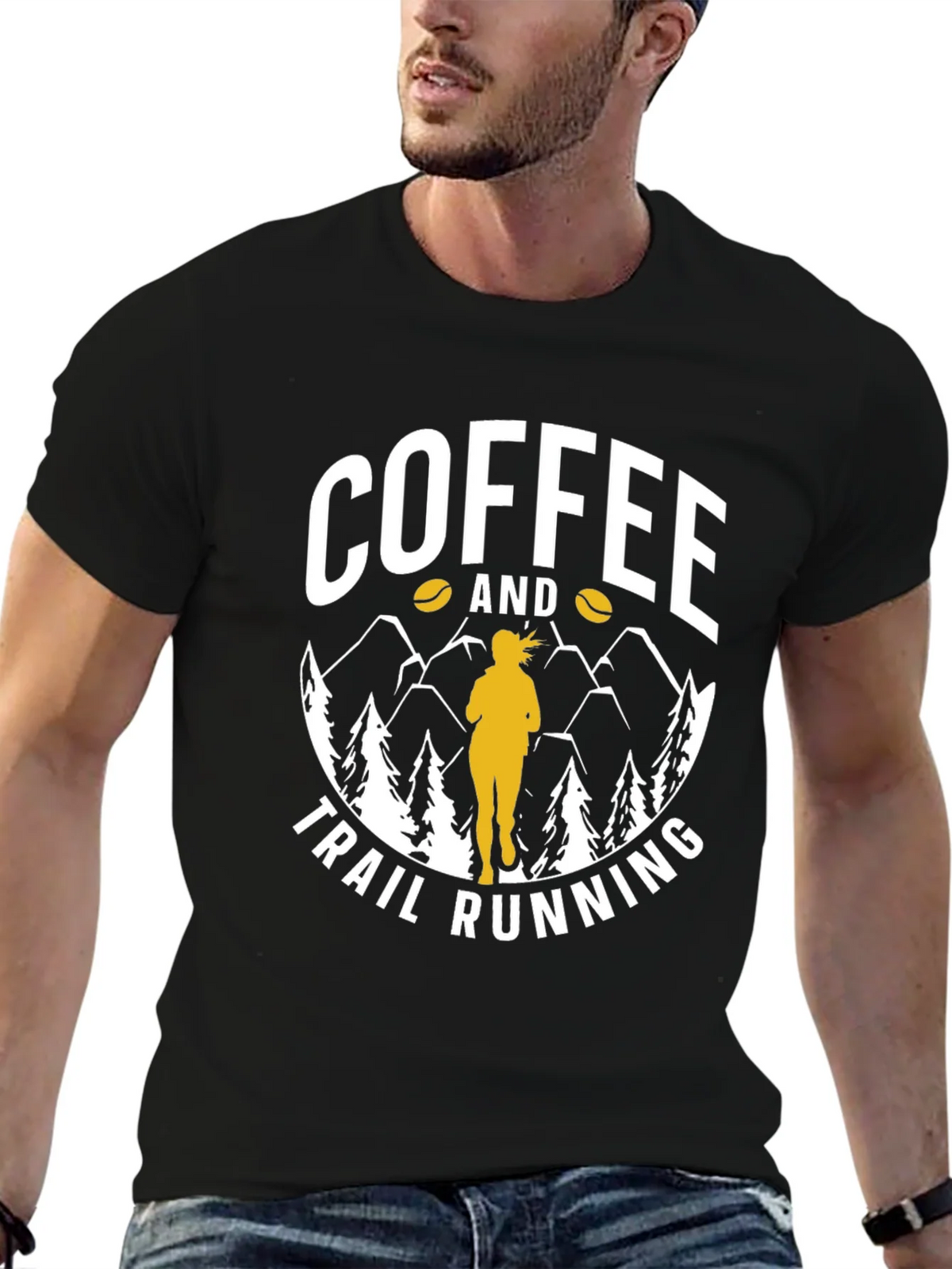 Coffee and Trail Running Graphic Tee product image 9