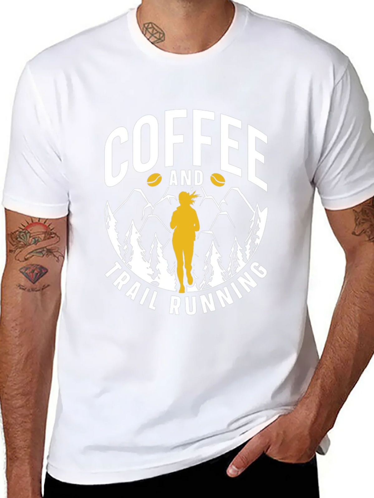 Coffee and Trail Running Graphic Tee product image 10