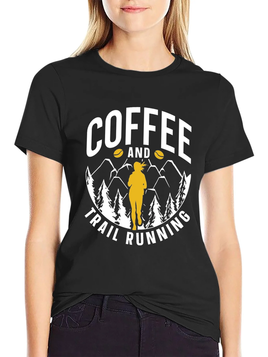 Coffee and Trail Running Graphic Tee product image 5