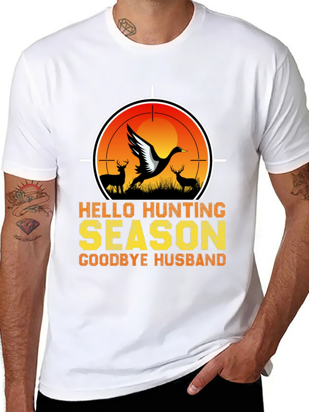Hello Hunting Season T-Shirt - Goodbye Husband Tee product image 10
