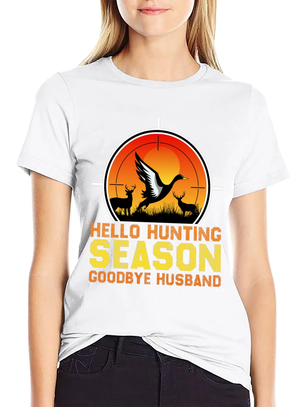 Hello Hunting Season T-Shirt - Goodbye Husband Tee product image 11