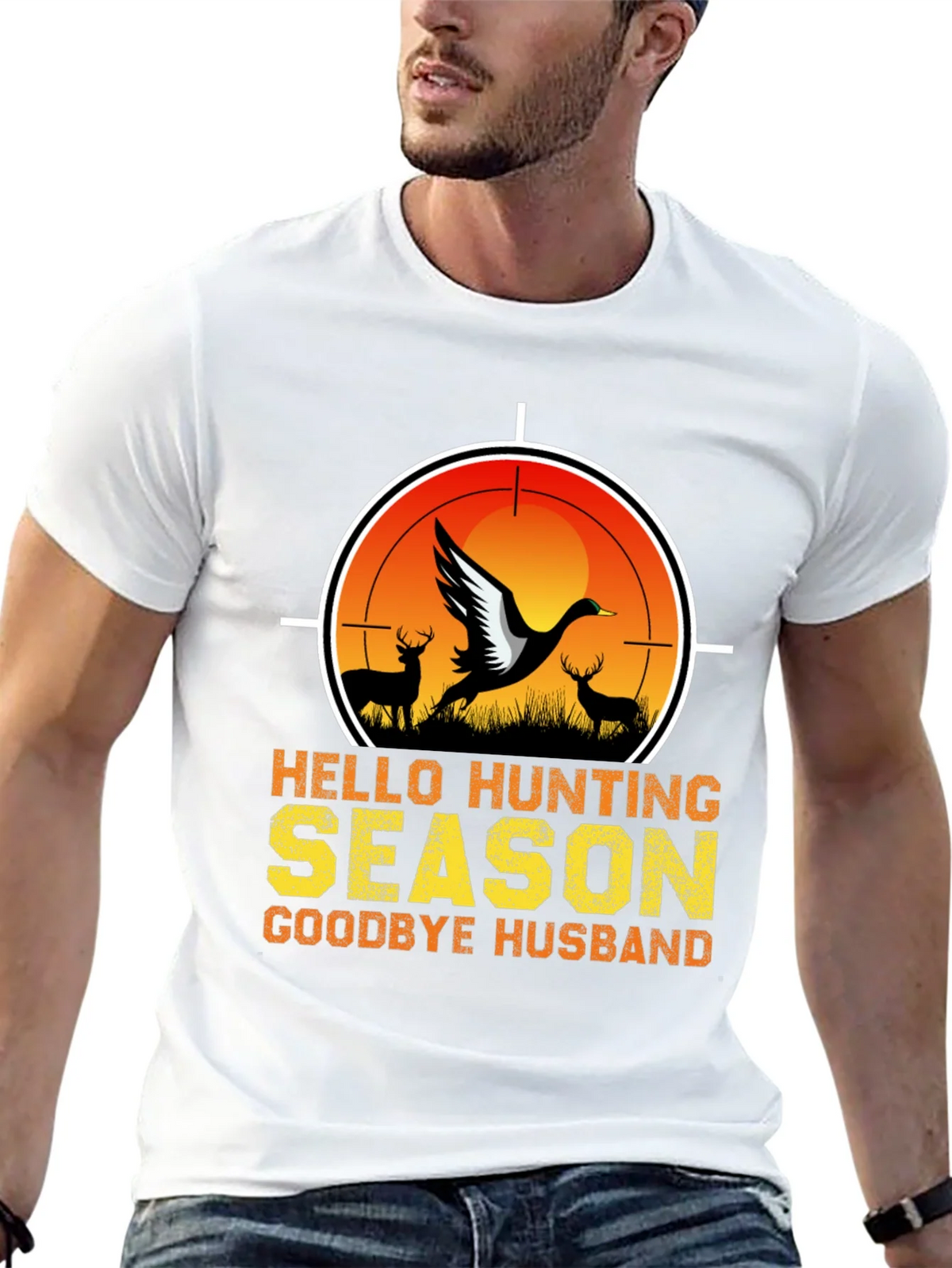 Hello Hunting Season T-Shirt - Goodbye Husband Tee product image 4