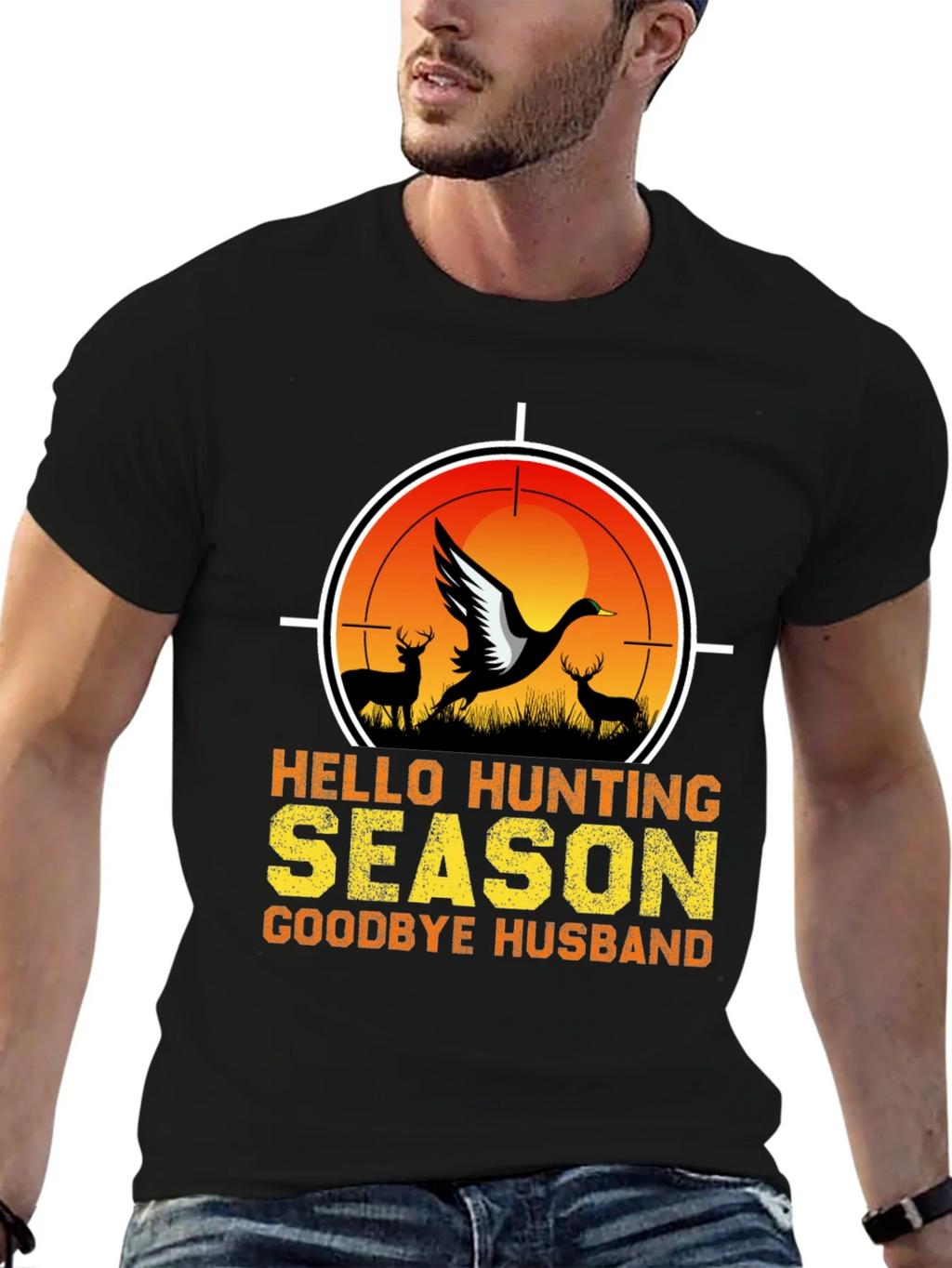 Hello Hunting Season T-Shirt - Goodbye Husband Tee product image 9