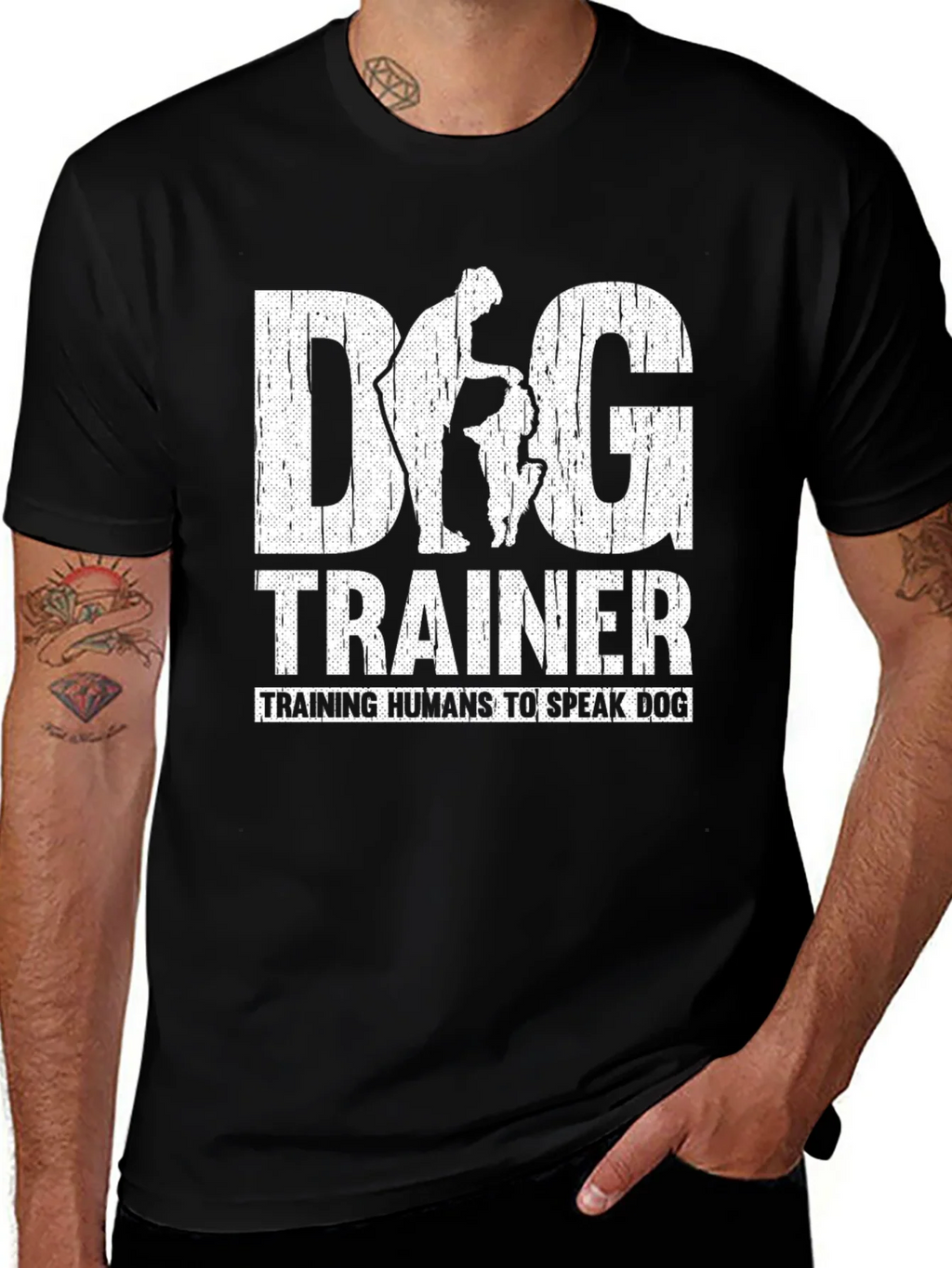 Dog Trainer T-Shirt - Training Humans to Speak product image 1