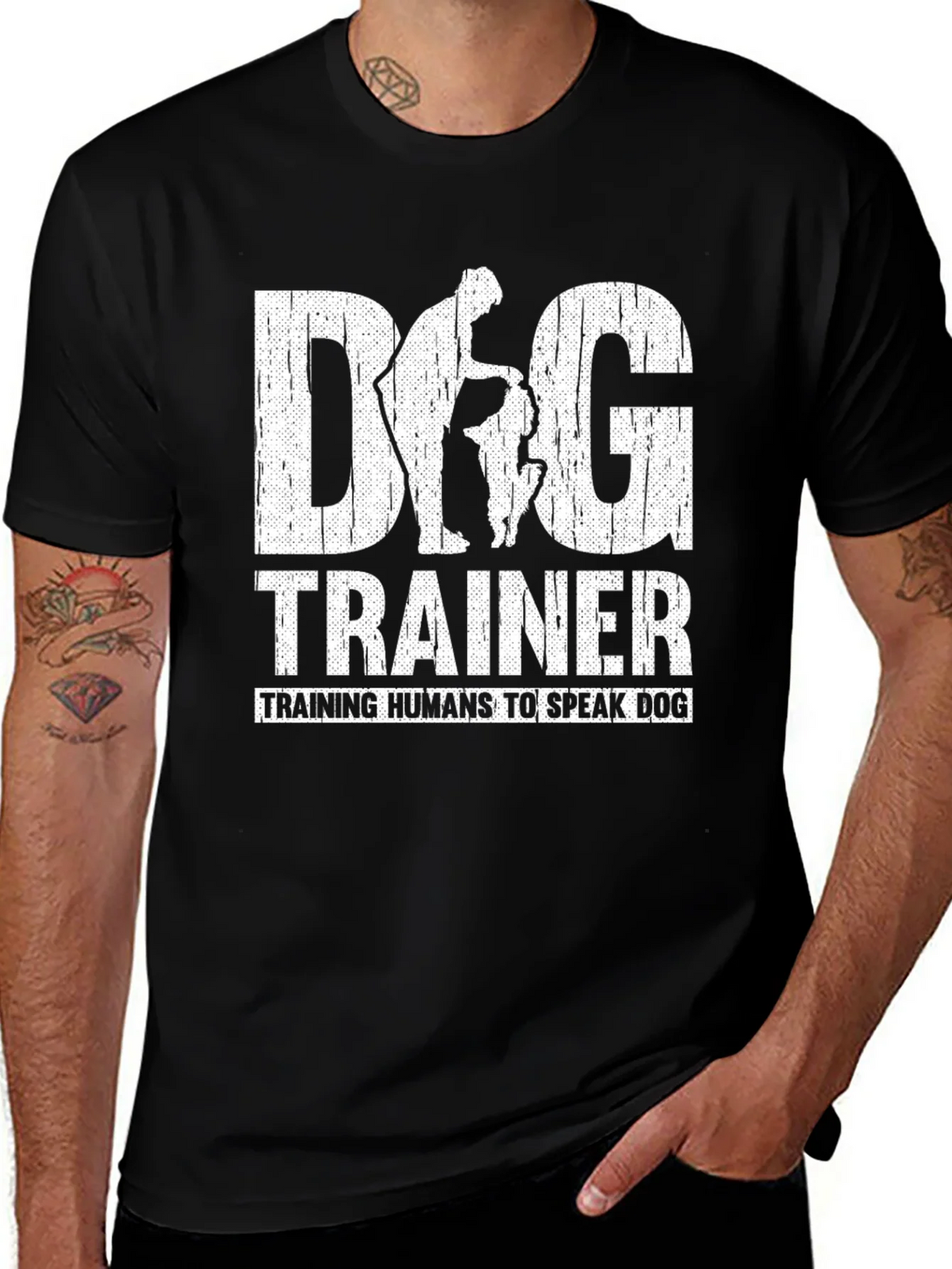 Dog Trainer T-Shirt - Training Humans to Speak product image 1