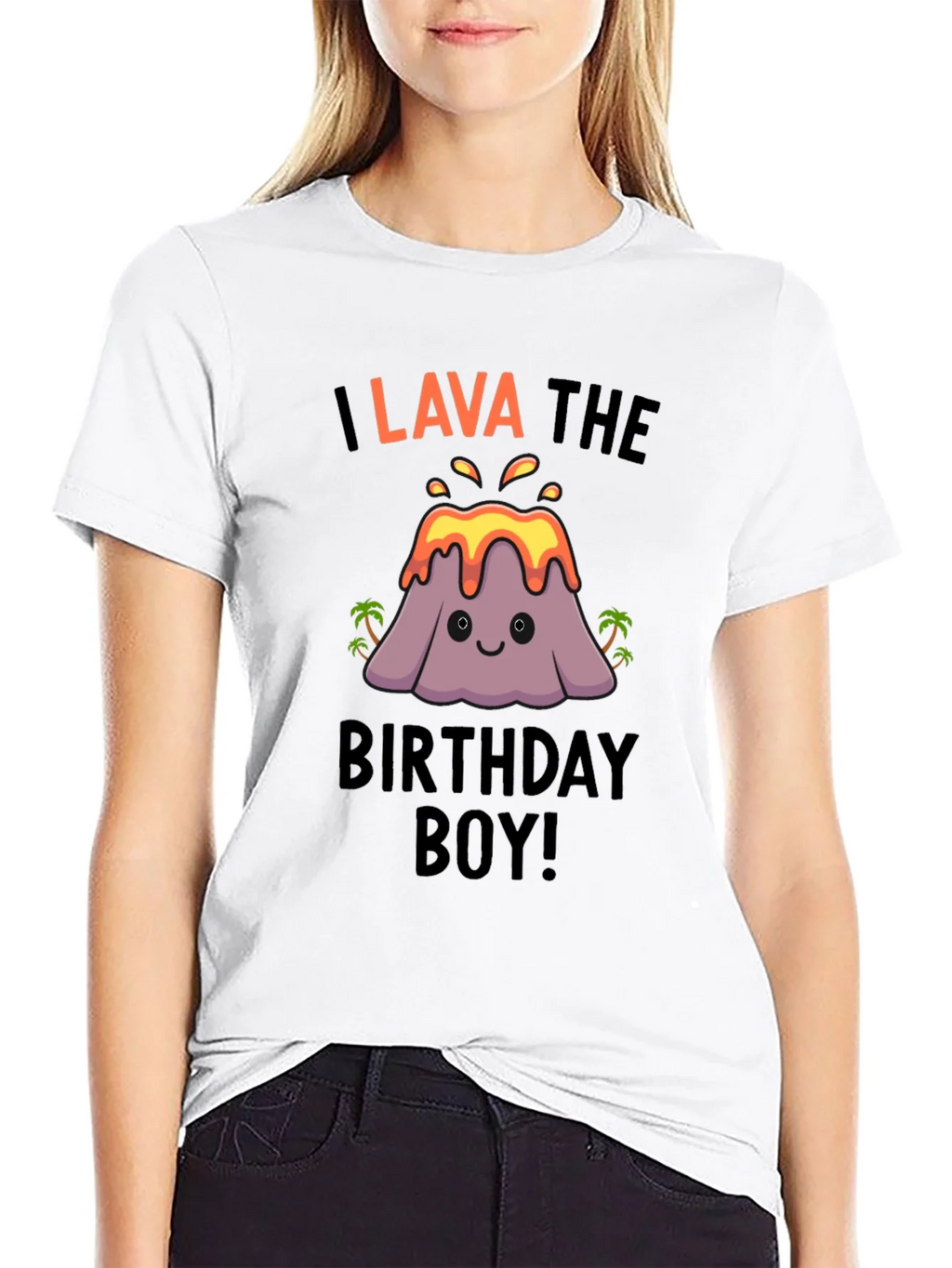 I Lava the Birthday Boy! Novelty Graphic Tee product image 11