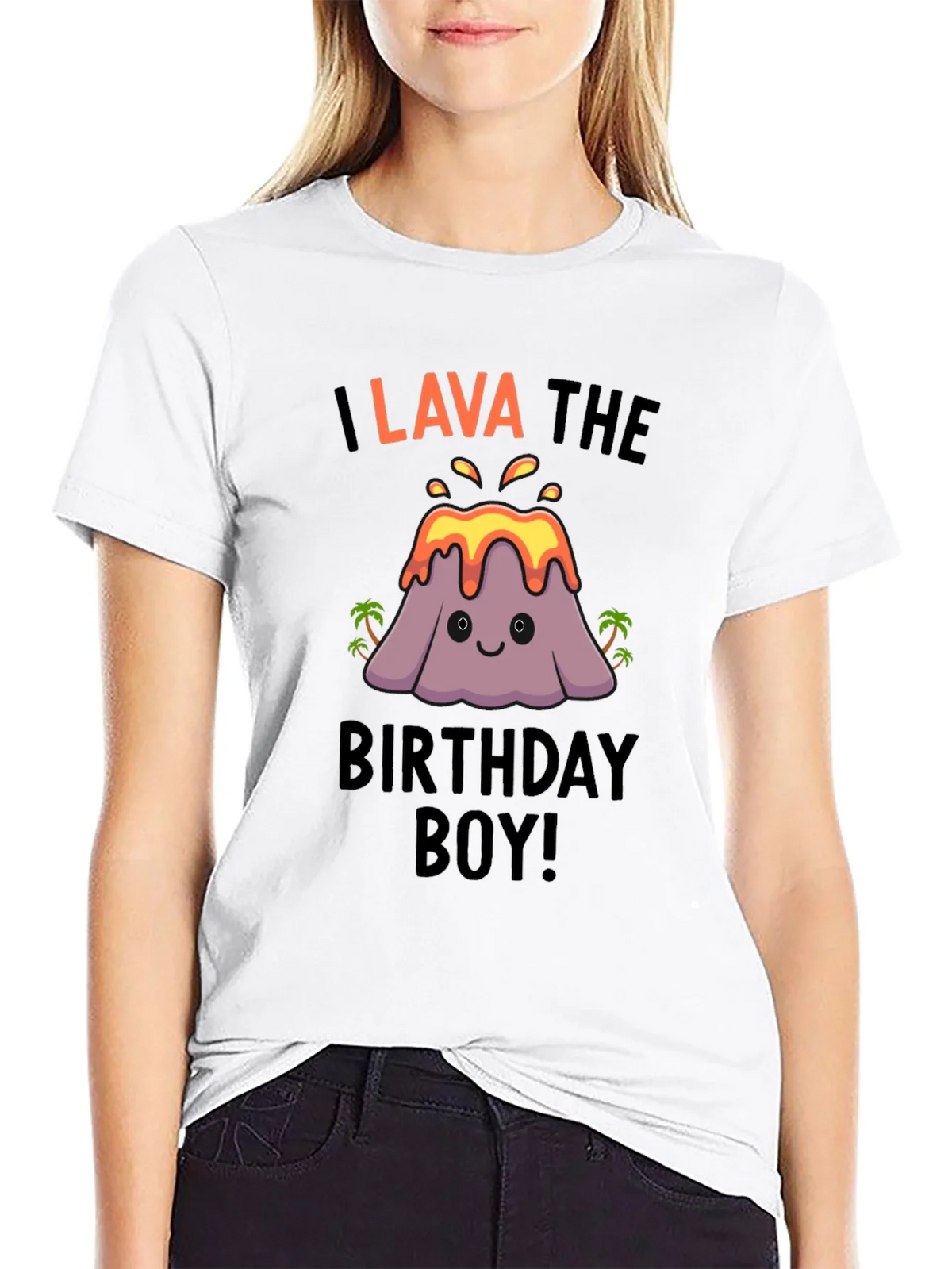 I Lava the Birthday Boy! Novelty Graphic Tee product image 11