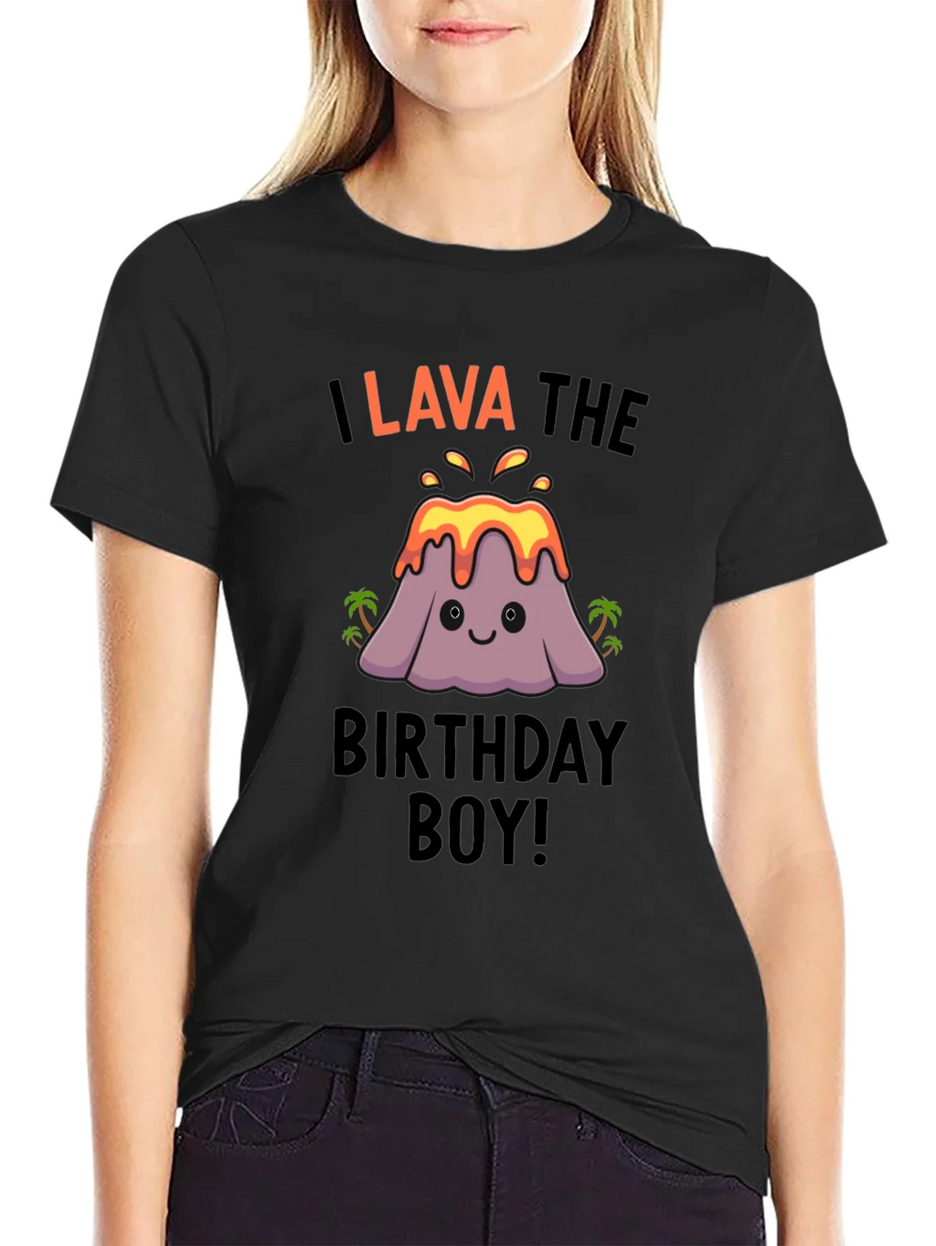 I Lava the Birthday Boy! Novelty Graphic Tee product image 5