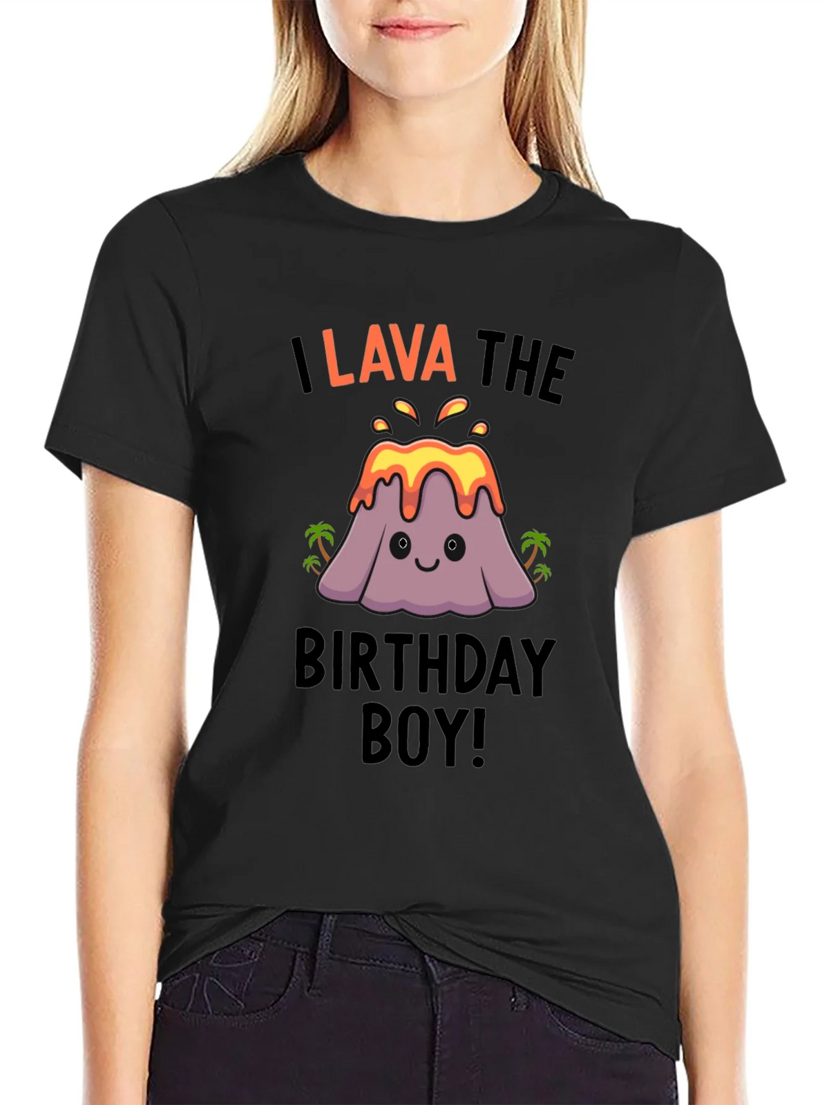 I Lava the Birthday Boy! Novelty Graphic Tee product image 5