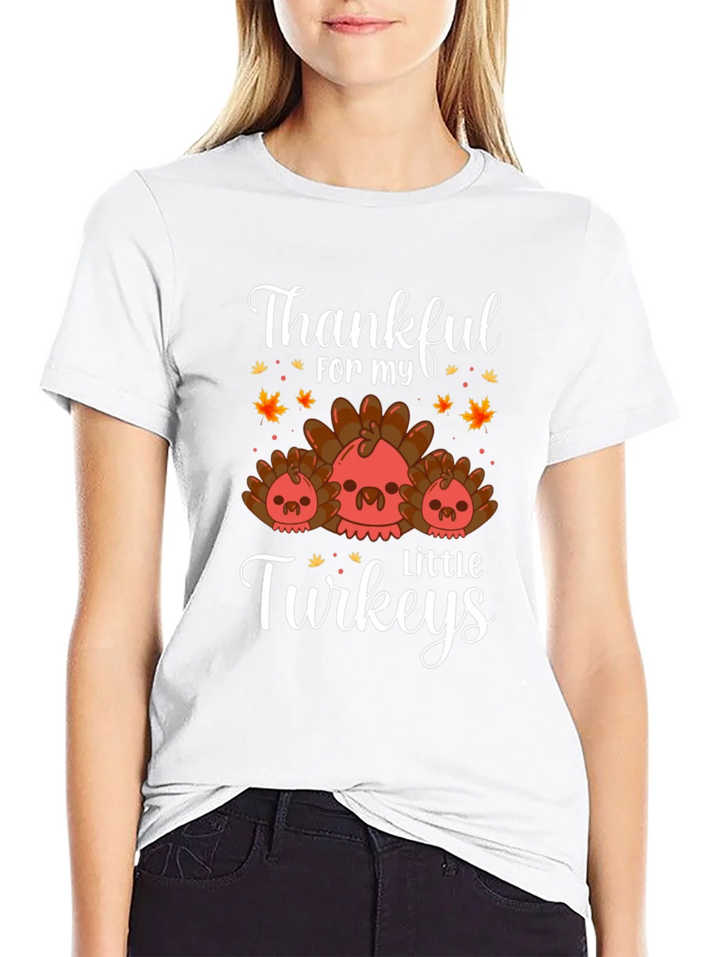 Thankful for my Little Turkeys T-Shirt product image 11