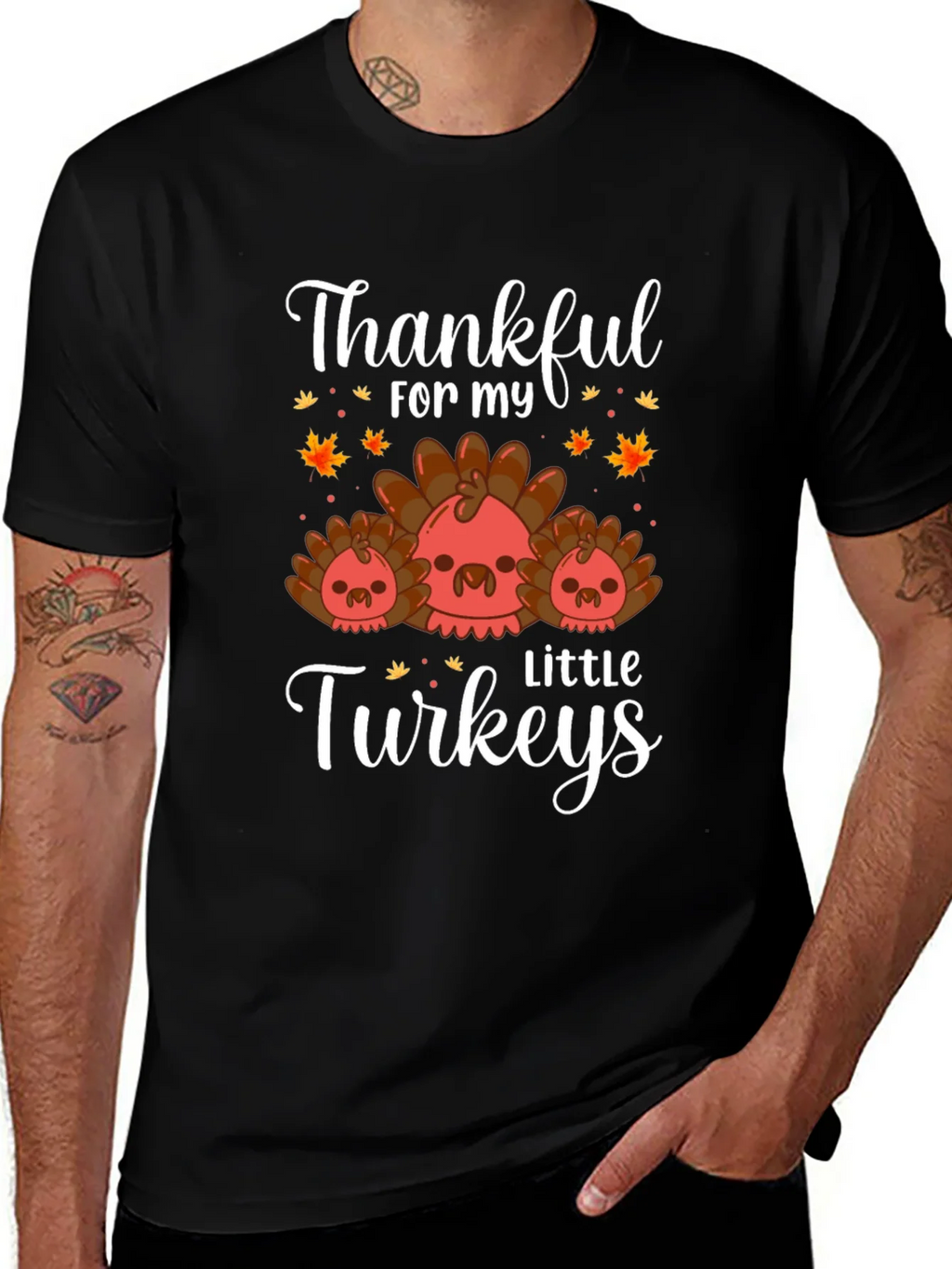Thankful for my Little Turkeys T-Shirt product image 1