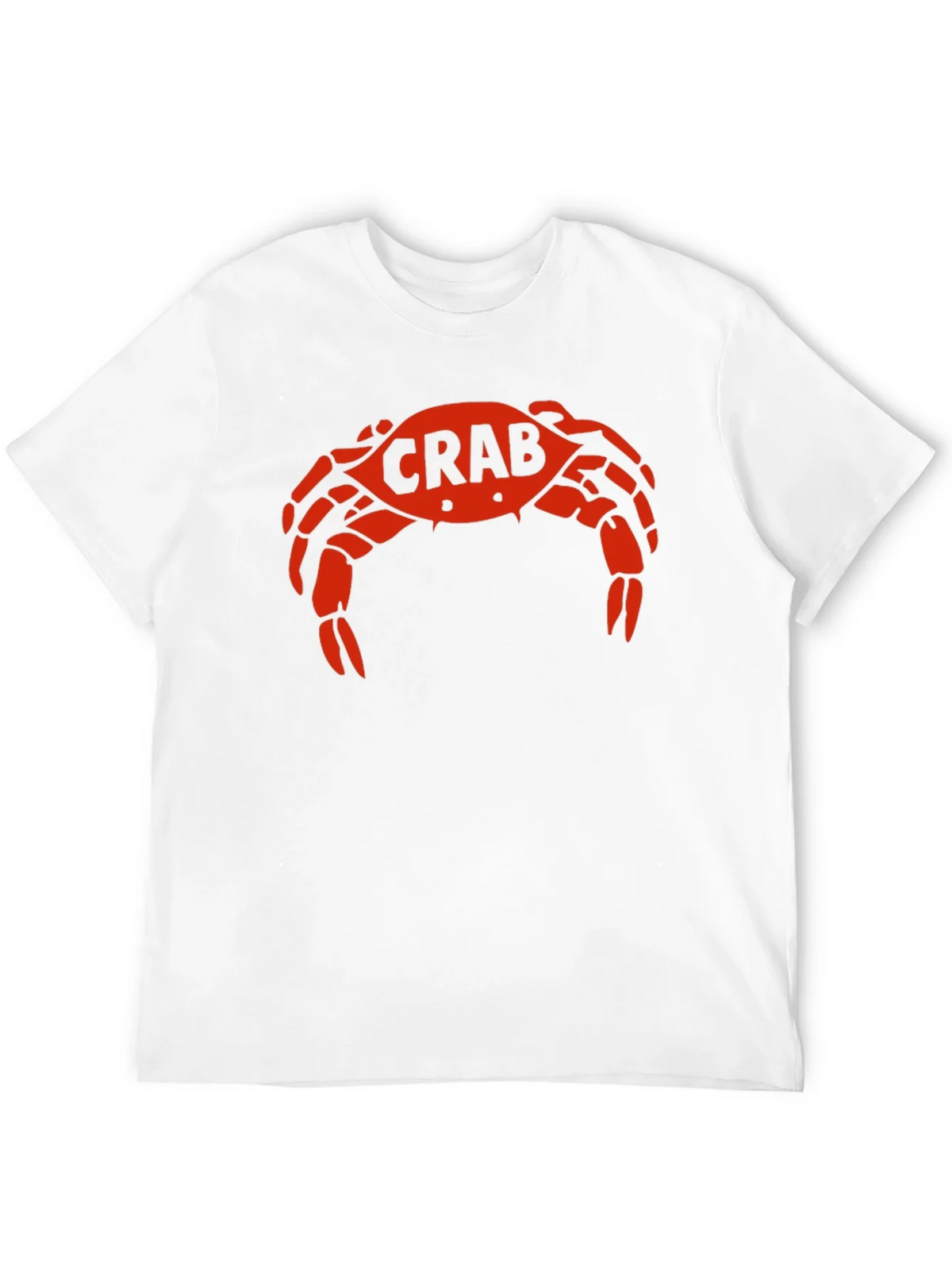 Crab Graphic Tee - Bold Red Design on Black product image 3