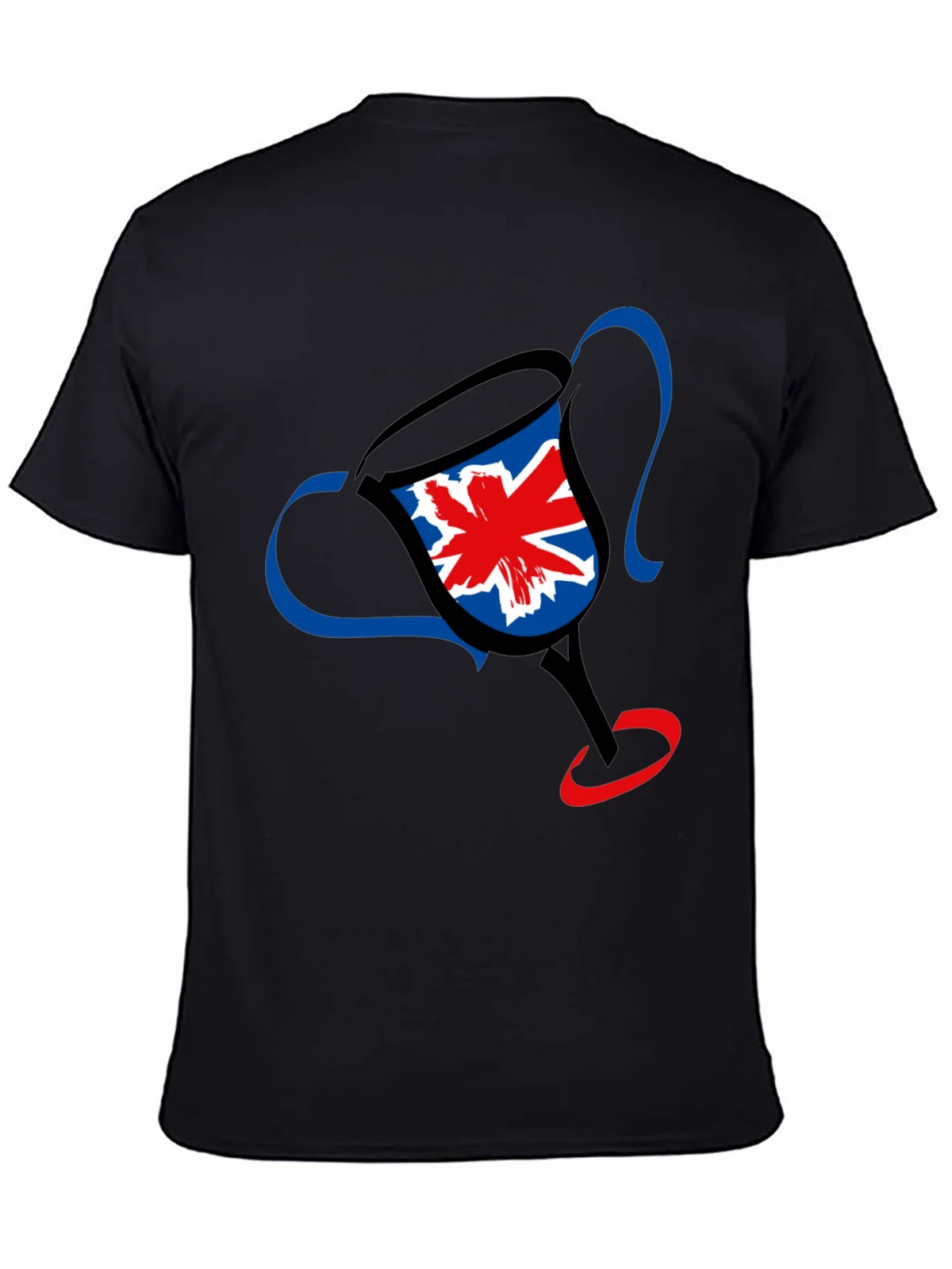 UK Flag Trophy Graphic Tee - Black product image 7