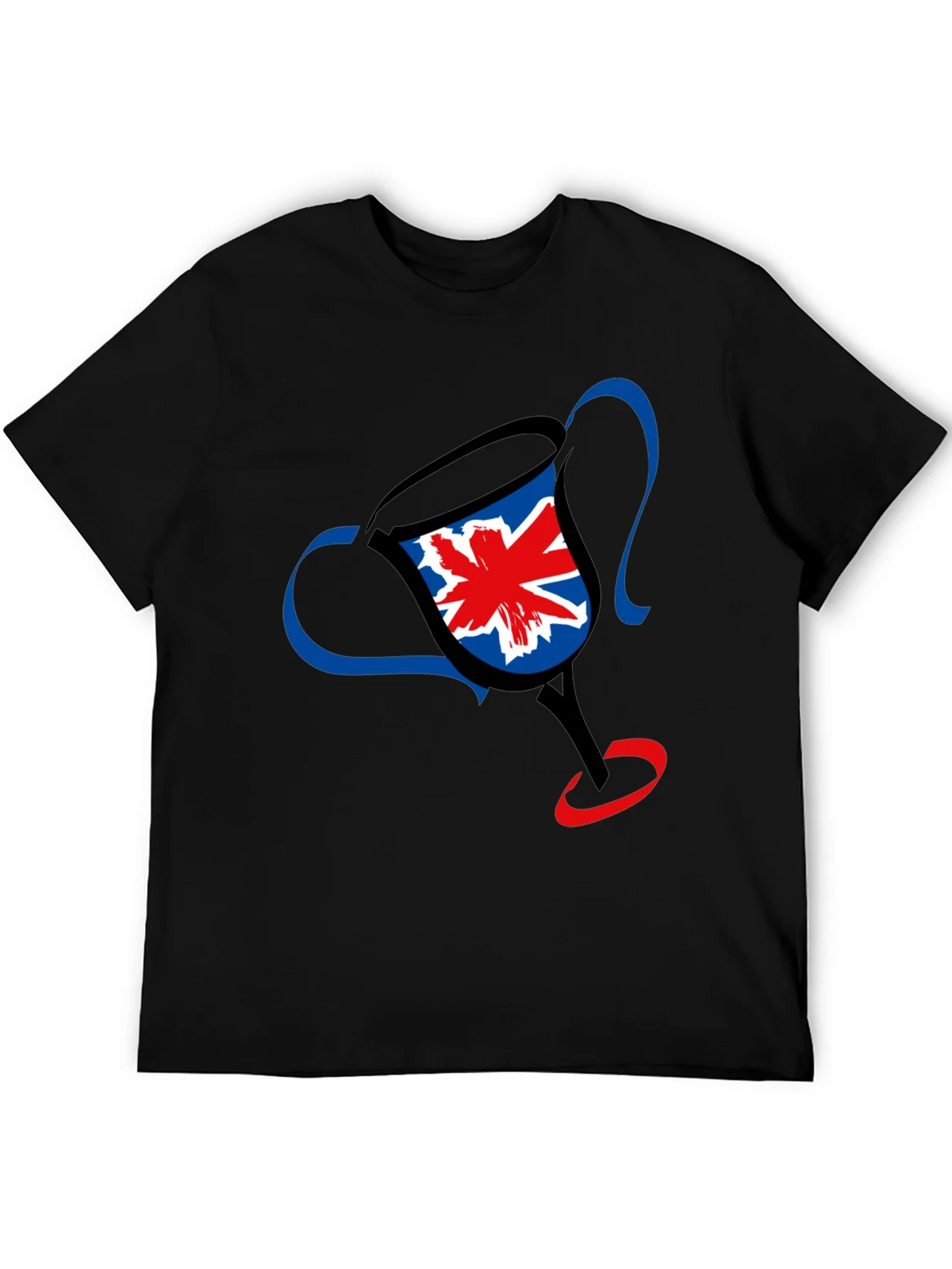 UK Flag Trophy Graphic Tee - Black product image 8