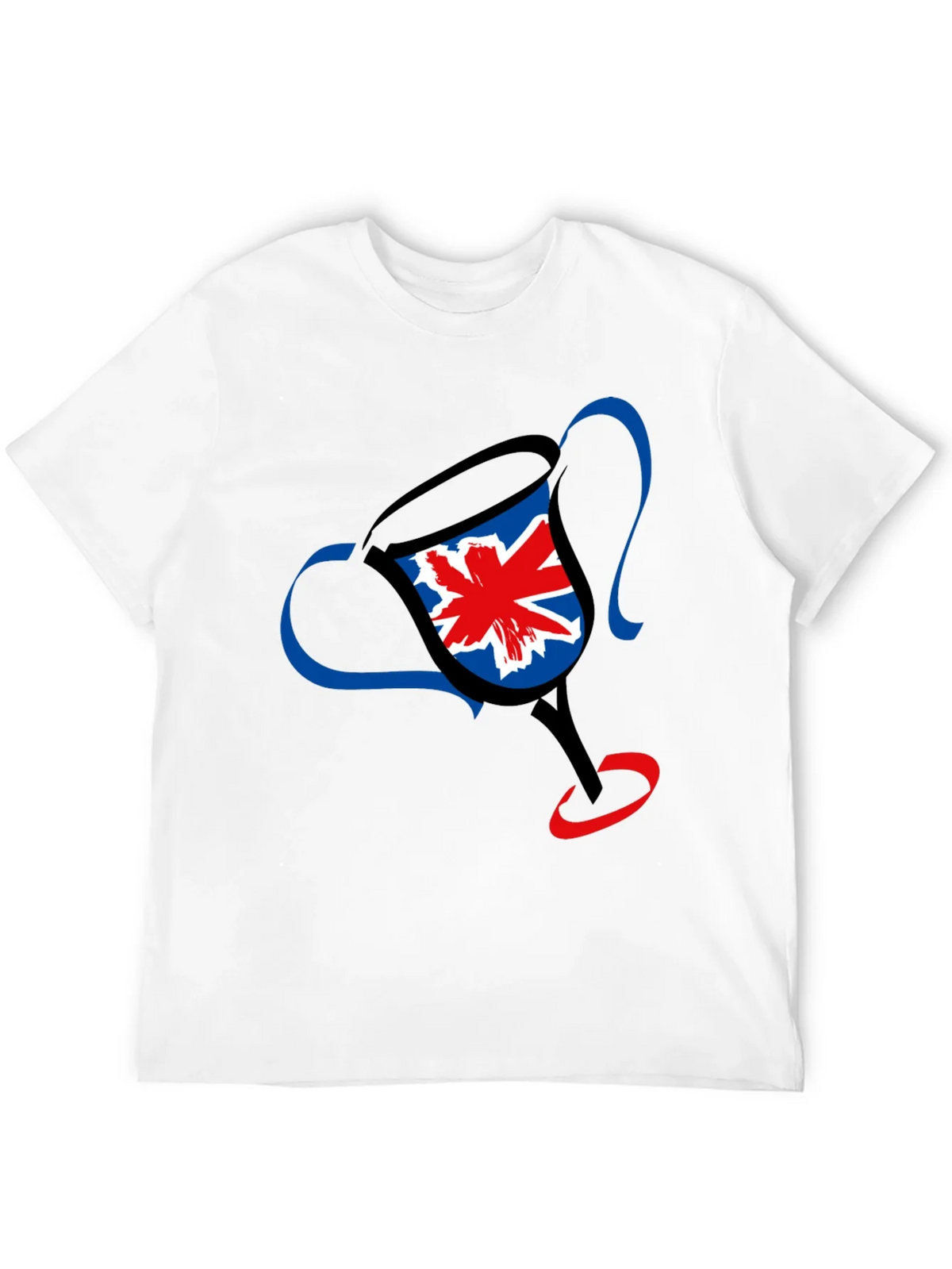 UK Flag Trophy Graphic Tee - Black product image 3