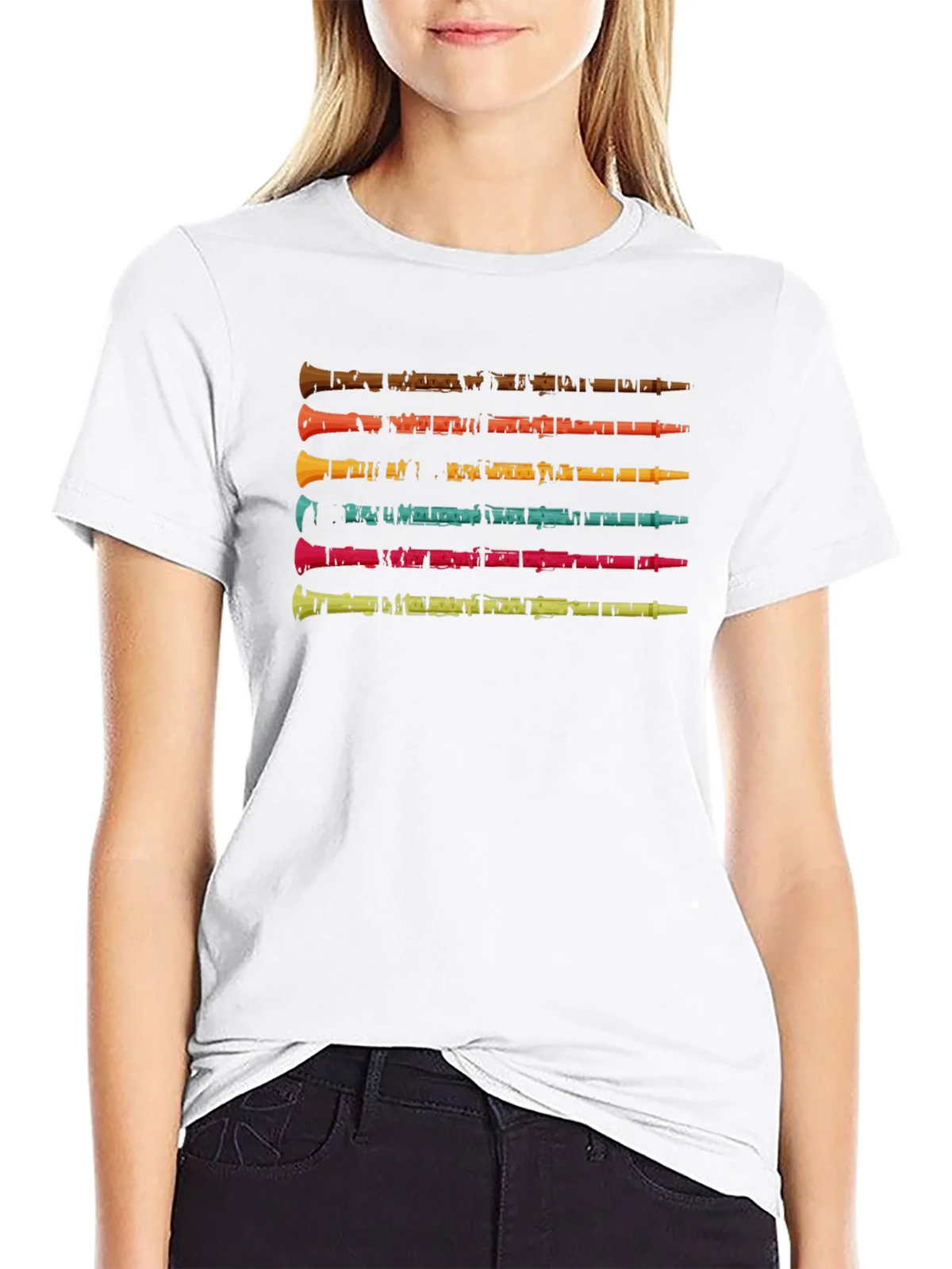 Retro Woodwind Instrument T-Shirt product image 11
