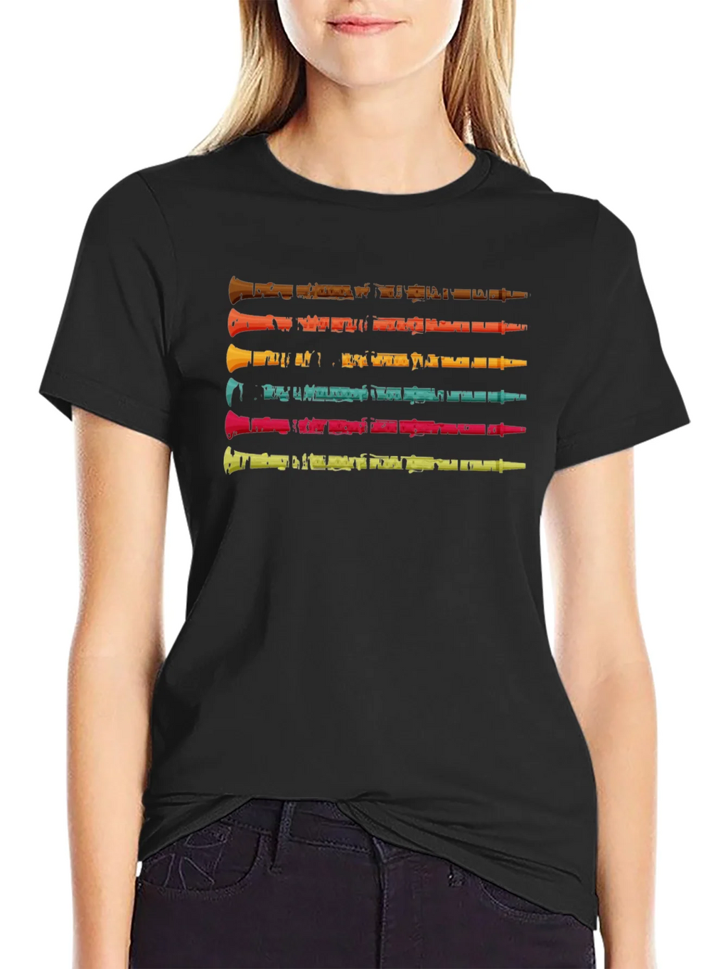 Retro Woodwind Instrument T-Shirt product image 5