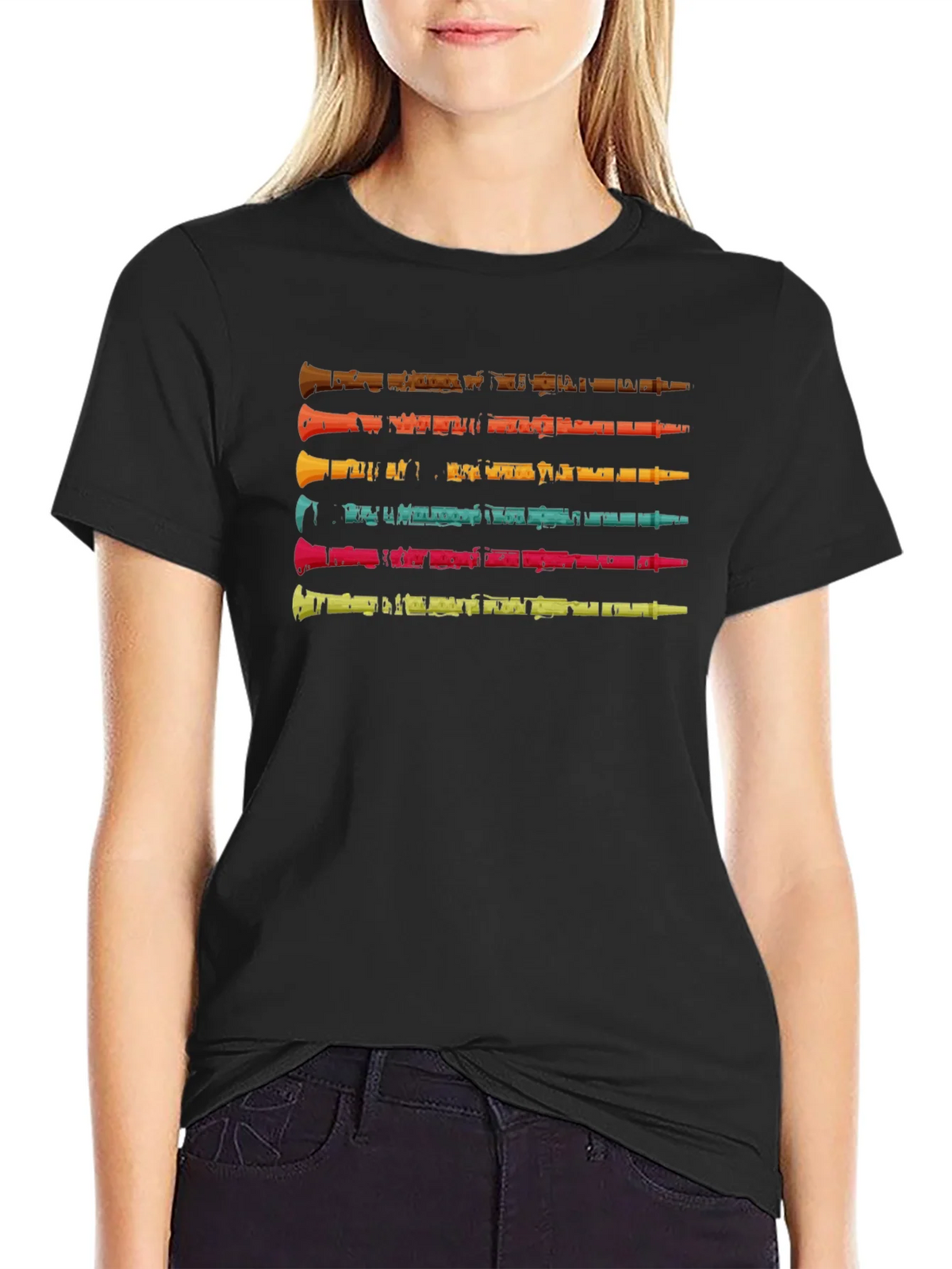 Retro Woodwind Instrument T-Shirt product image 5