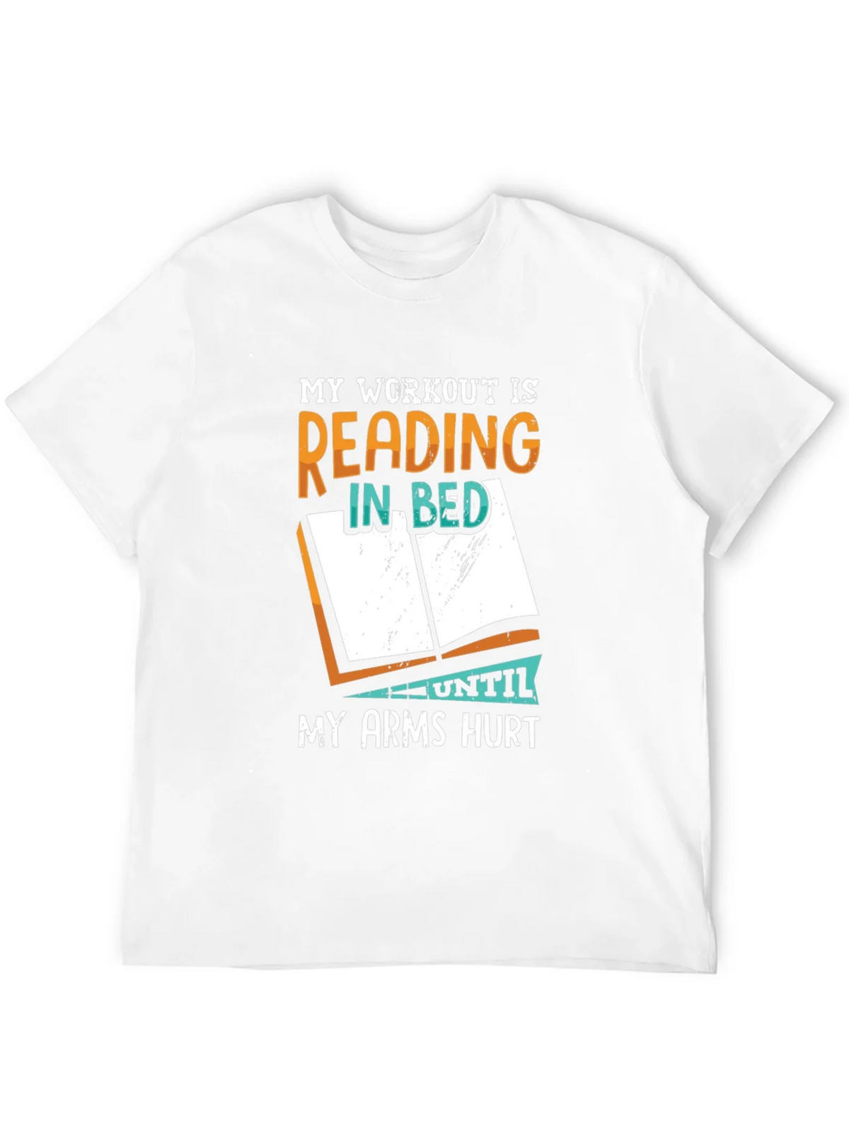 Reading in Bed Workout T-Shirt - Funny Book Lover Tee product image 3