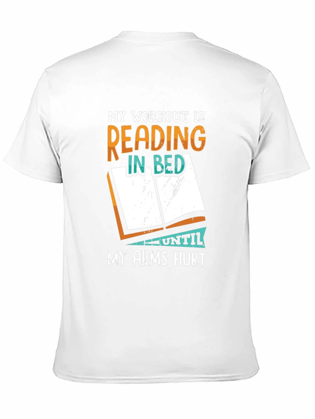 Reading in Bed Workout T-Shirt - Funny Book Lover Tee product image 2