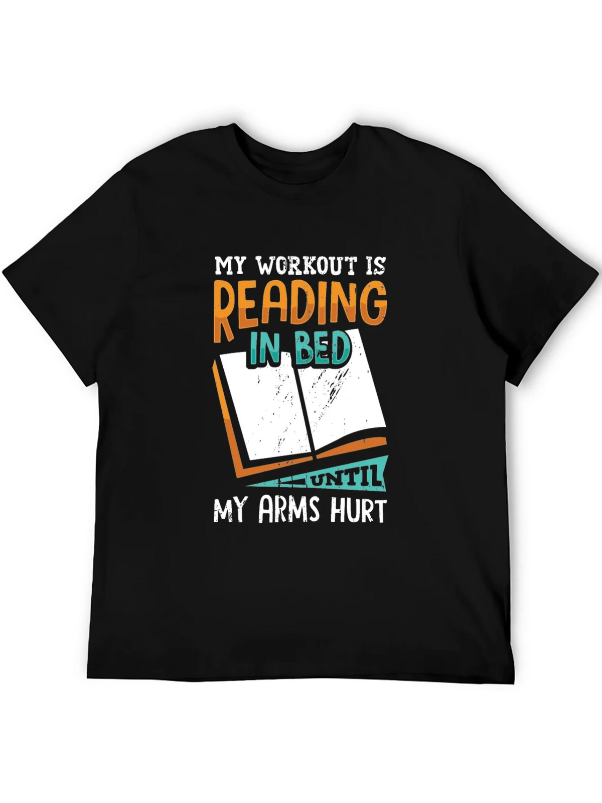 Reading in Bed Workout T-Shirt - Funny Book Lover Tee product image 8