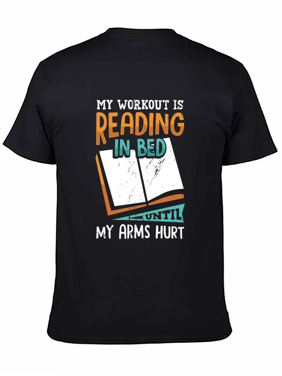 Reading in Bed Workout T-Shirt - Funny Book Lover Tee product image 7