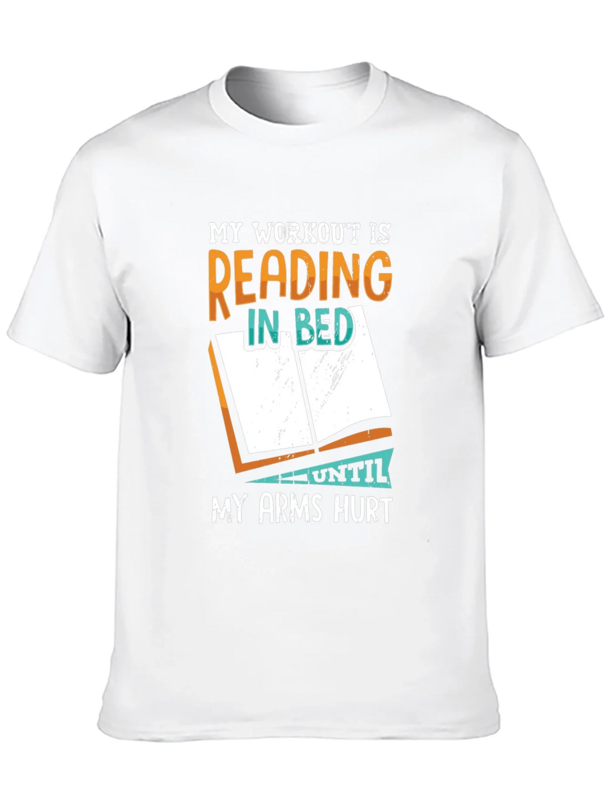 Reading in Bed Workout T-Shirt - Funny Book Lover Tee product image 12