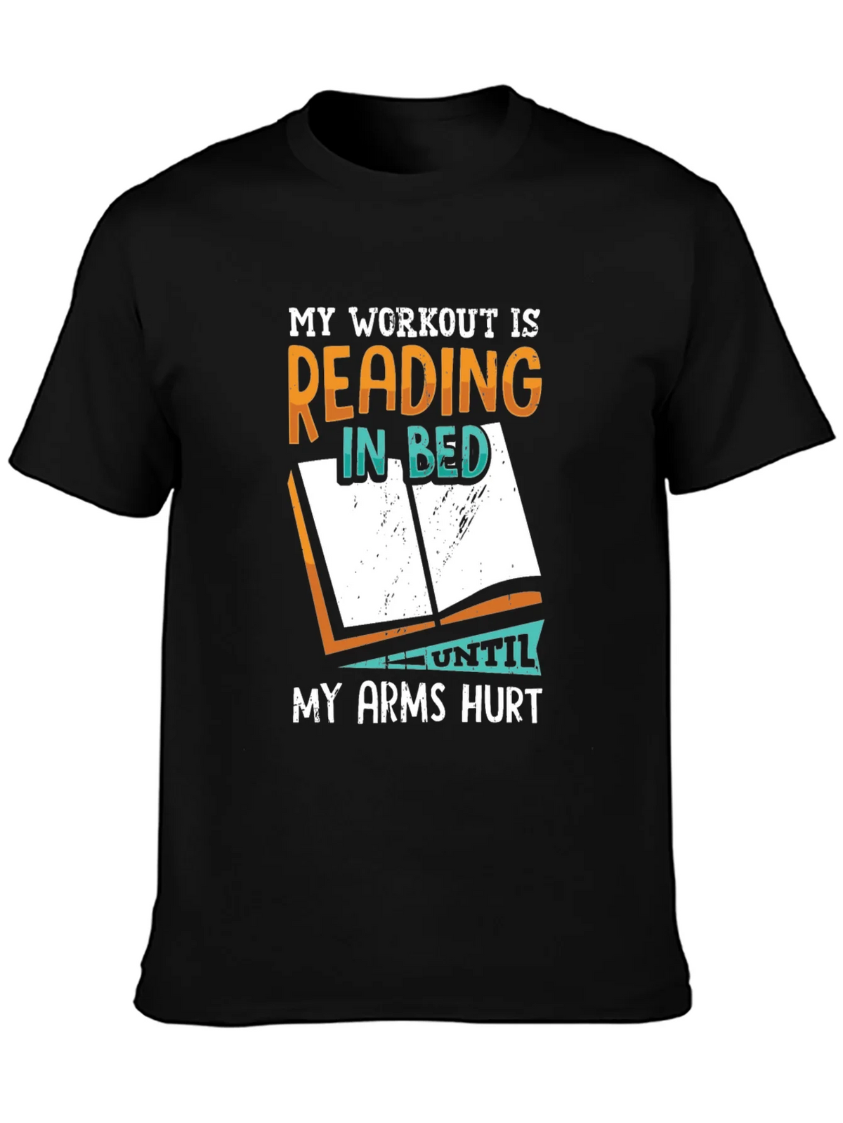 Reading in Bed Workout T-Shirt - Funny Book Lover Tee product image 6