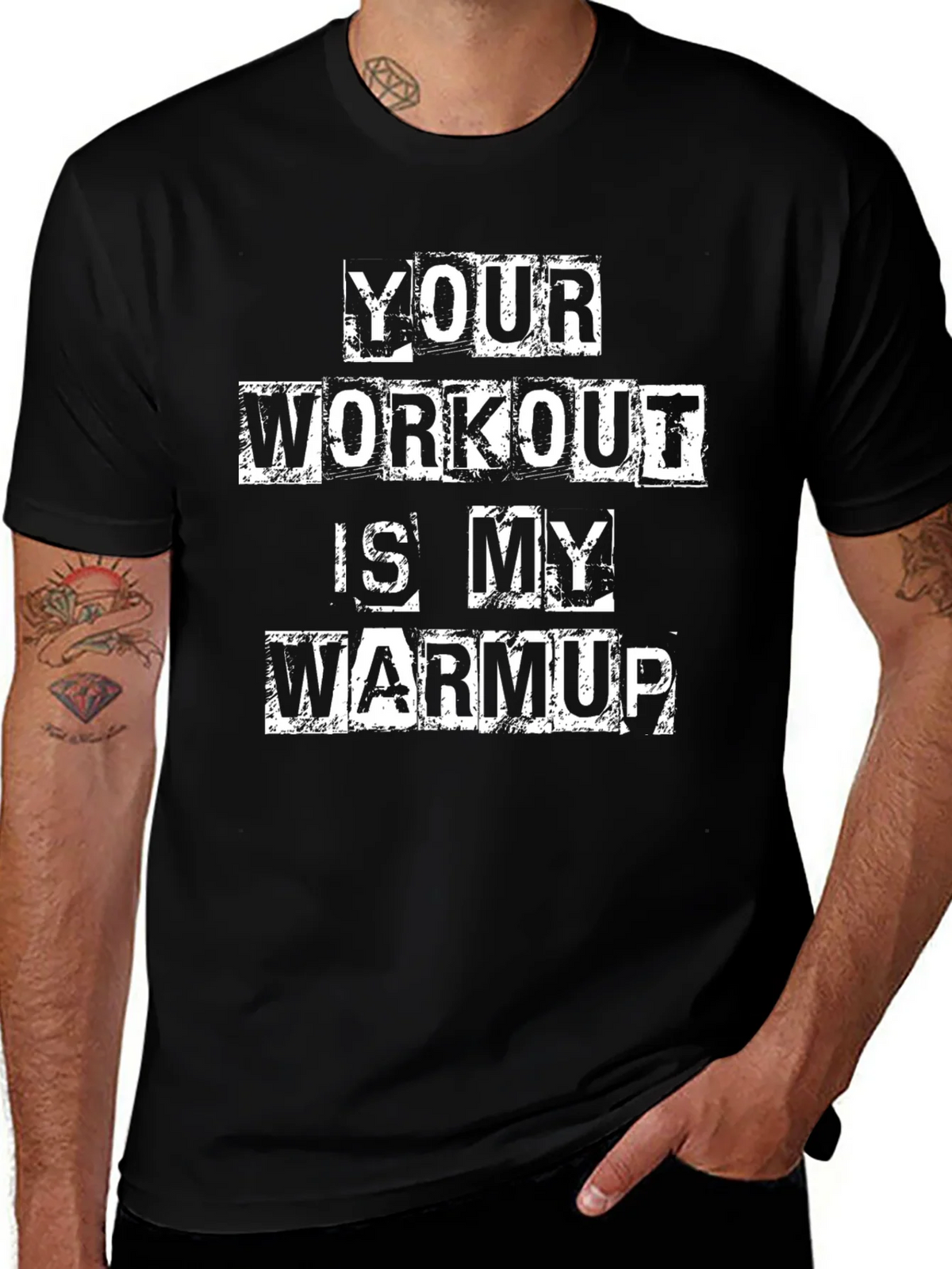 Workout Humor T-Shirt: Your is My Warmup product image 1