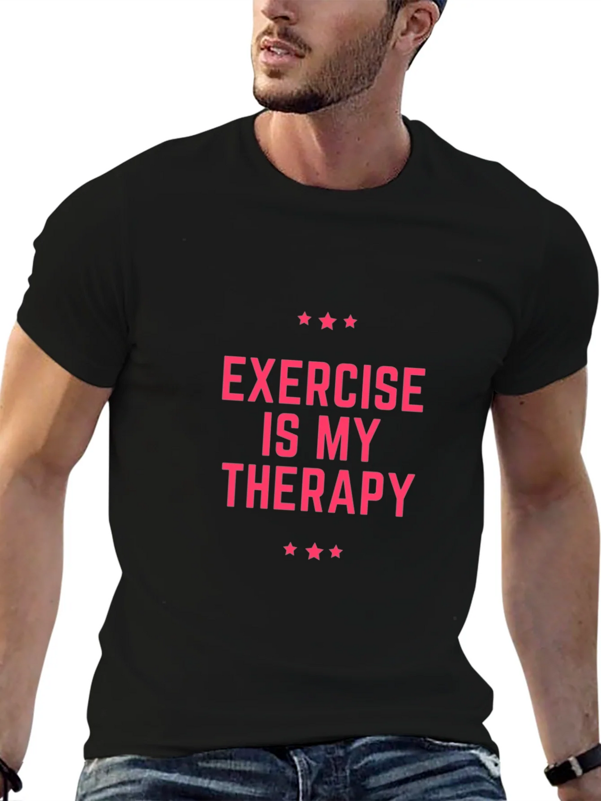 Exercise Is My Therapy T-Shirt product image 9