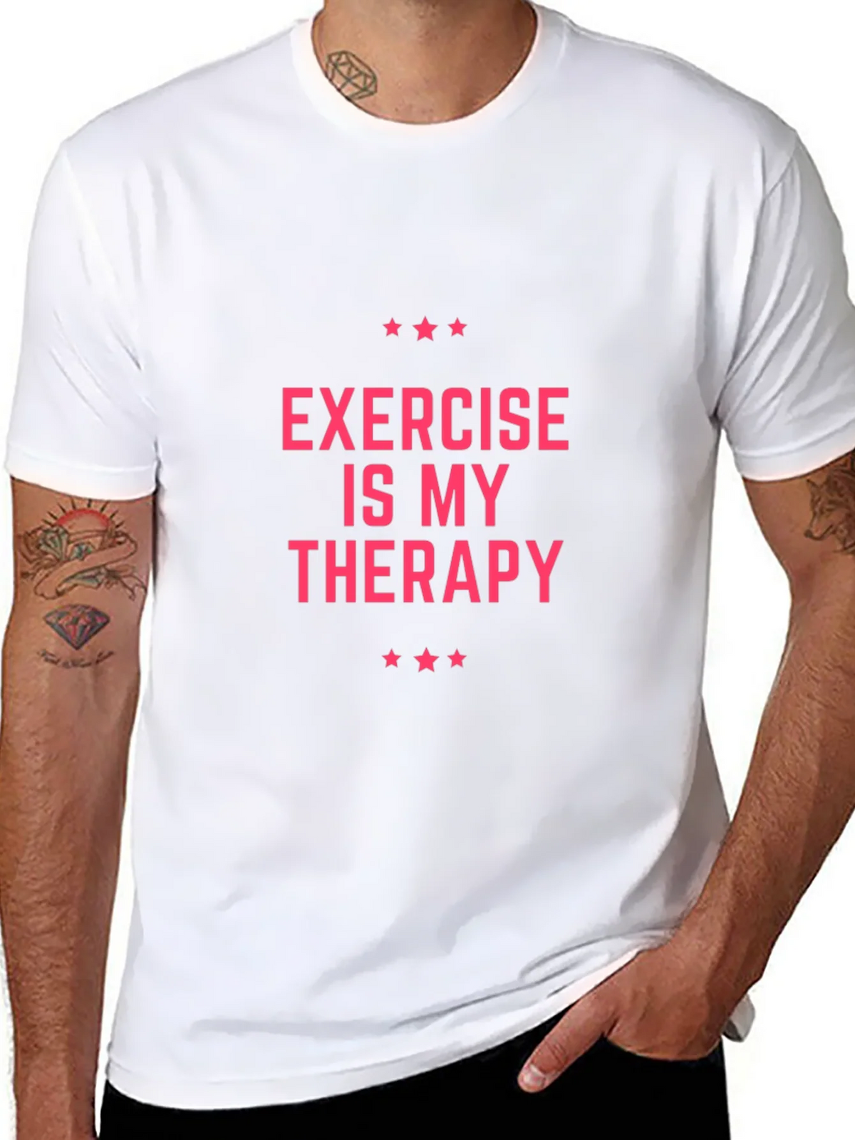 Exercise Is My Therapy T-Shirt product image 10