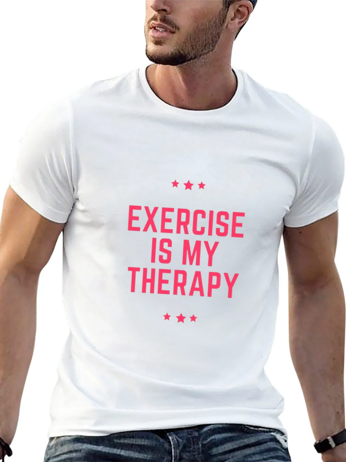 Exercise Is My Therapy T-Shirt product image 4
