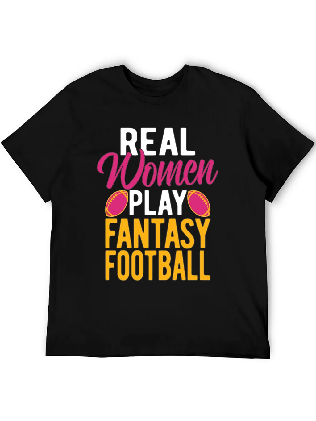 Real Women Play Fantasy Football T-Shirt product image 8