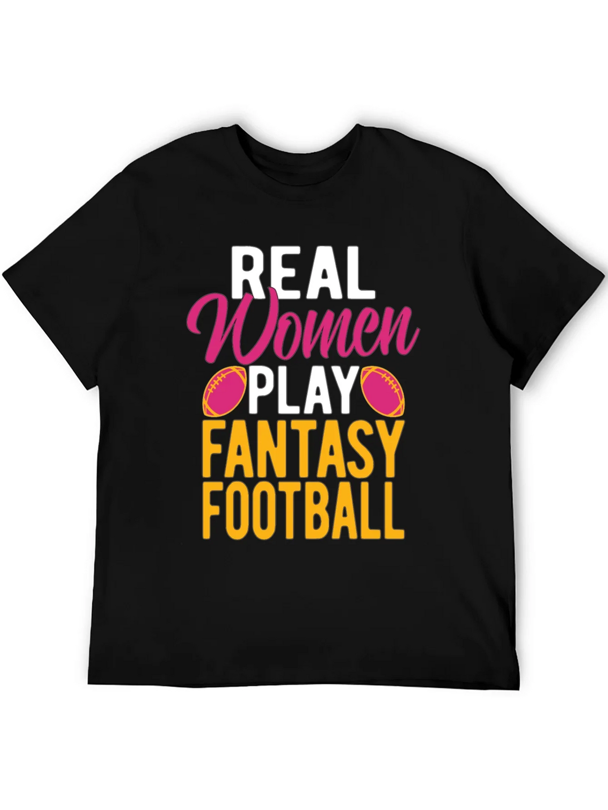 Real Women Play Fantasy Football T-Shirt product image 8