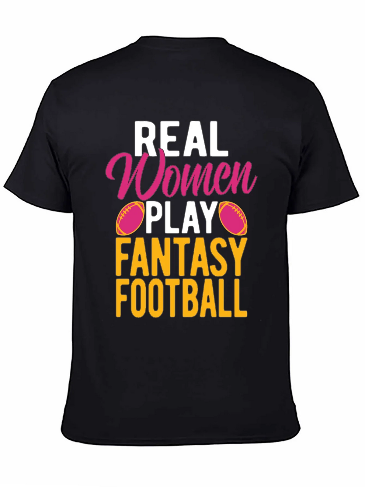 Real Women Play Fantasy Football T-Shirt product image 7
