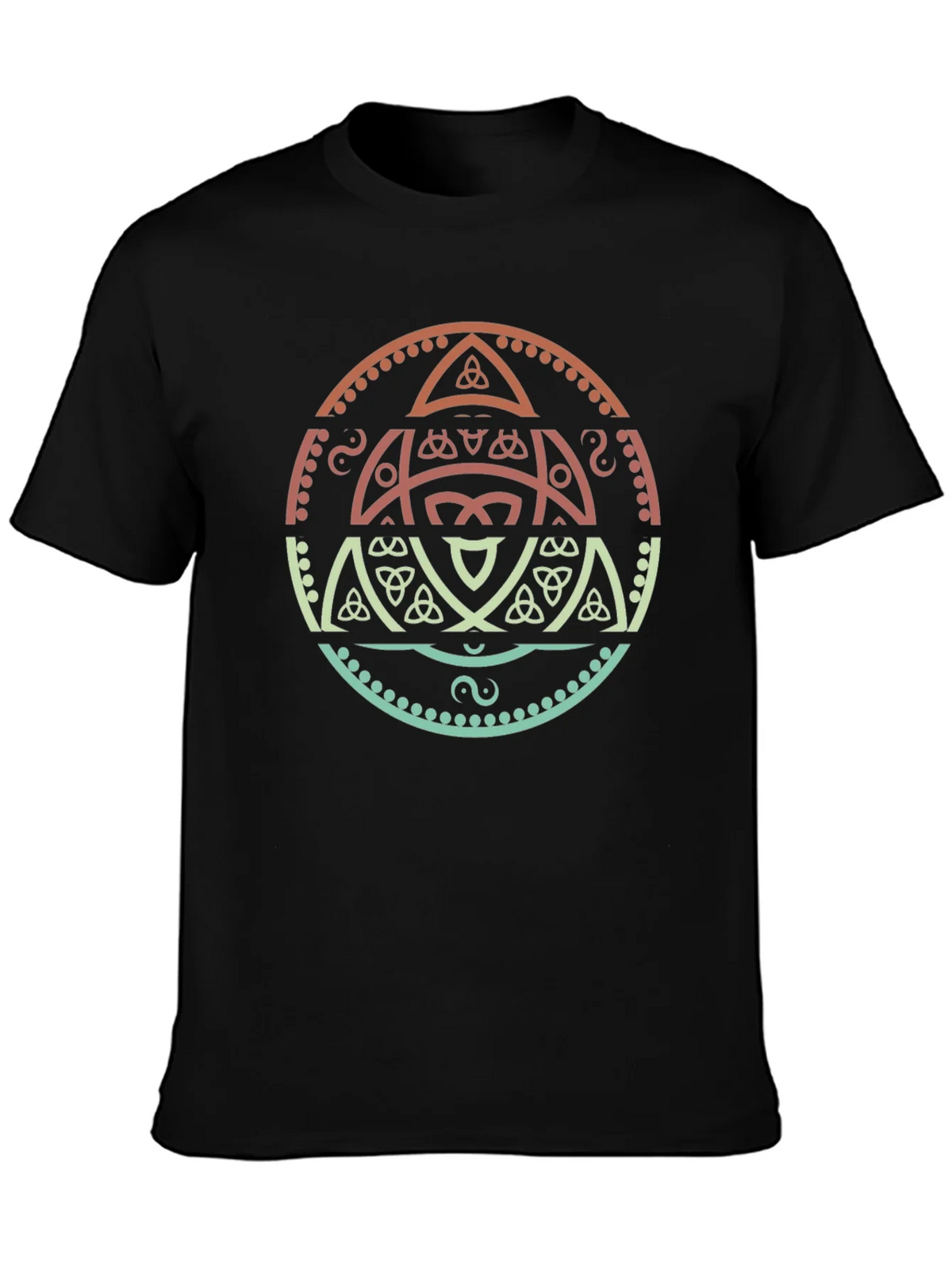 Celtic Knot Graphic Tee - Stylish Black T-Shirt product image 6