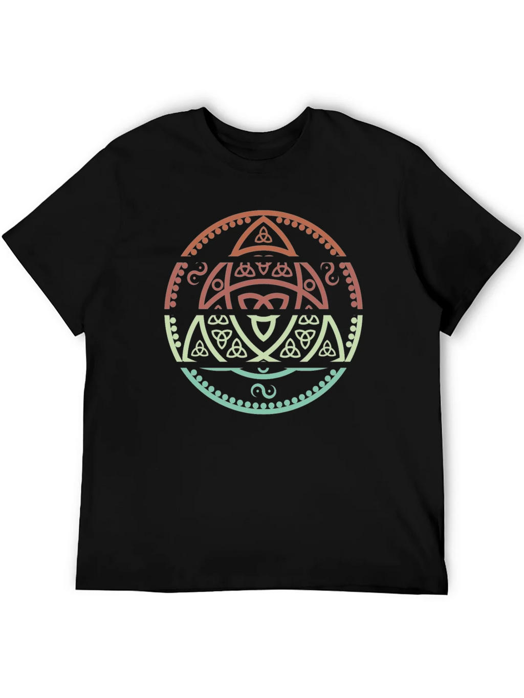 Celtic Knot Graphic Tee - Stylish Black T-Shirt product image 8