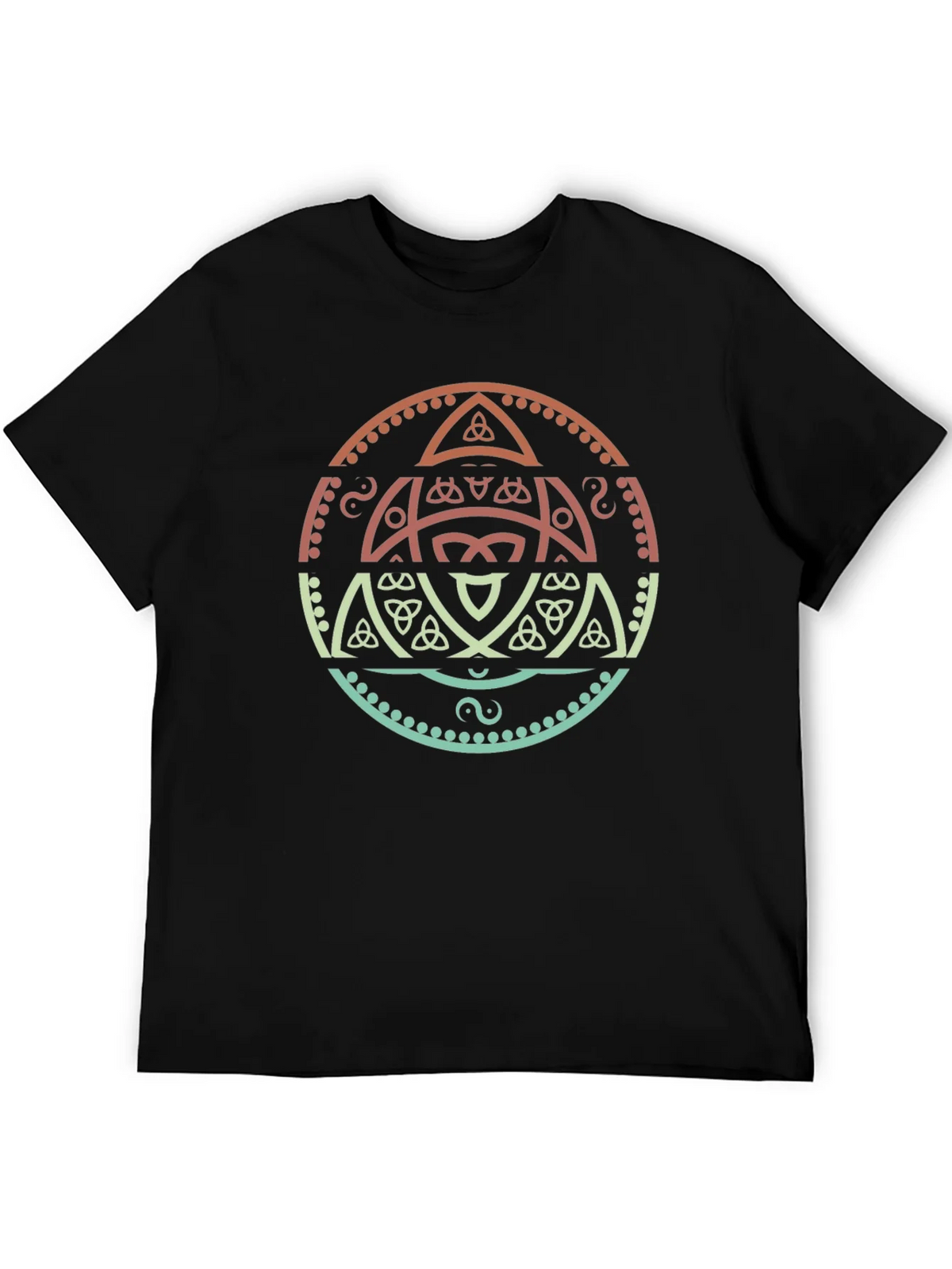 Celtic Knot Graphic Tee - Stylish Black T-Shirt product image 8