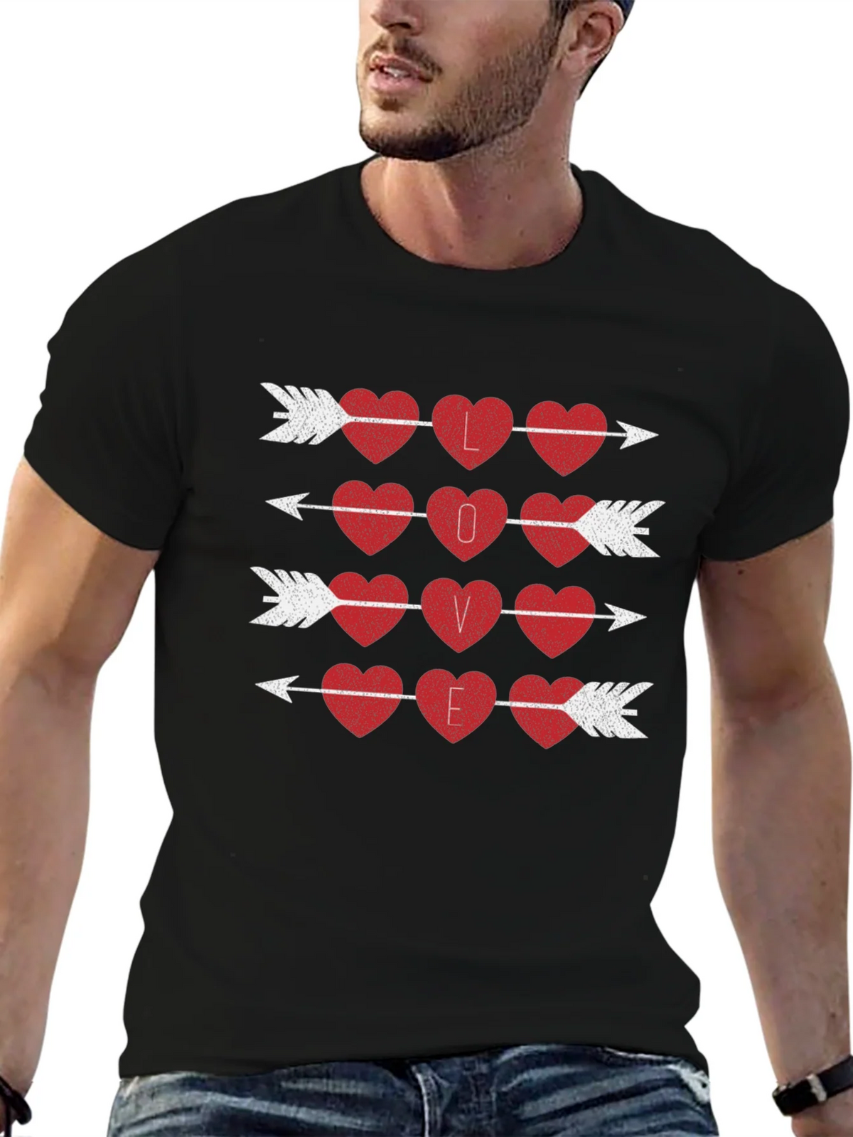 Love Arrows Graphic Tee - Valentines Day Shirt product image 9