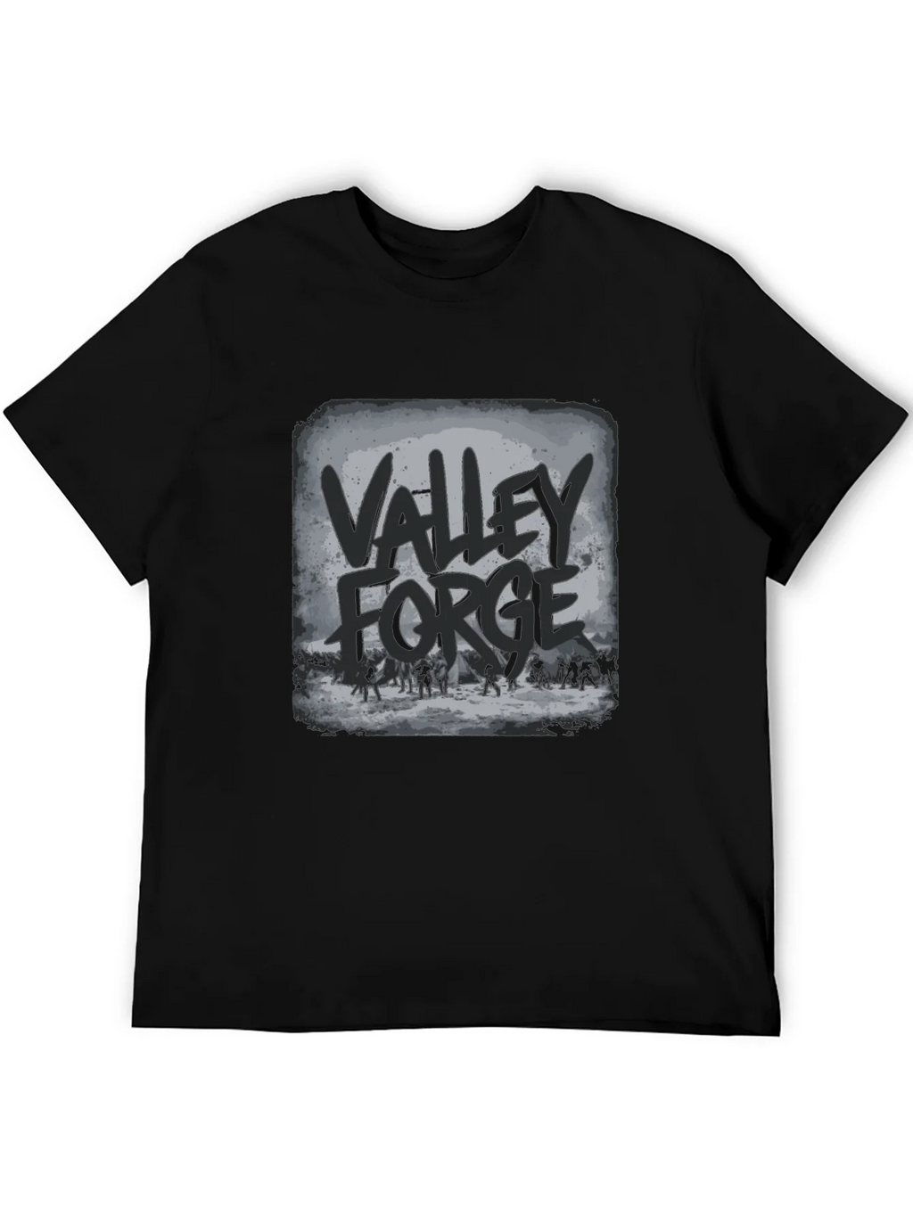 Valley Forge T-Shirt - Black Graphic Tee product image 8