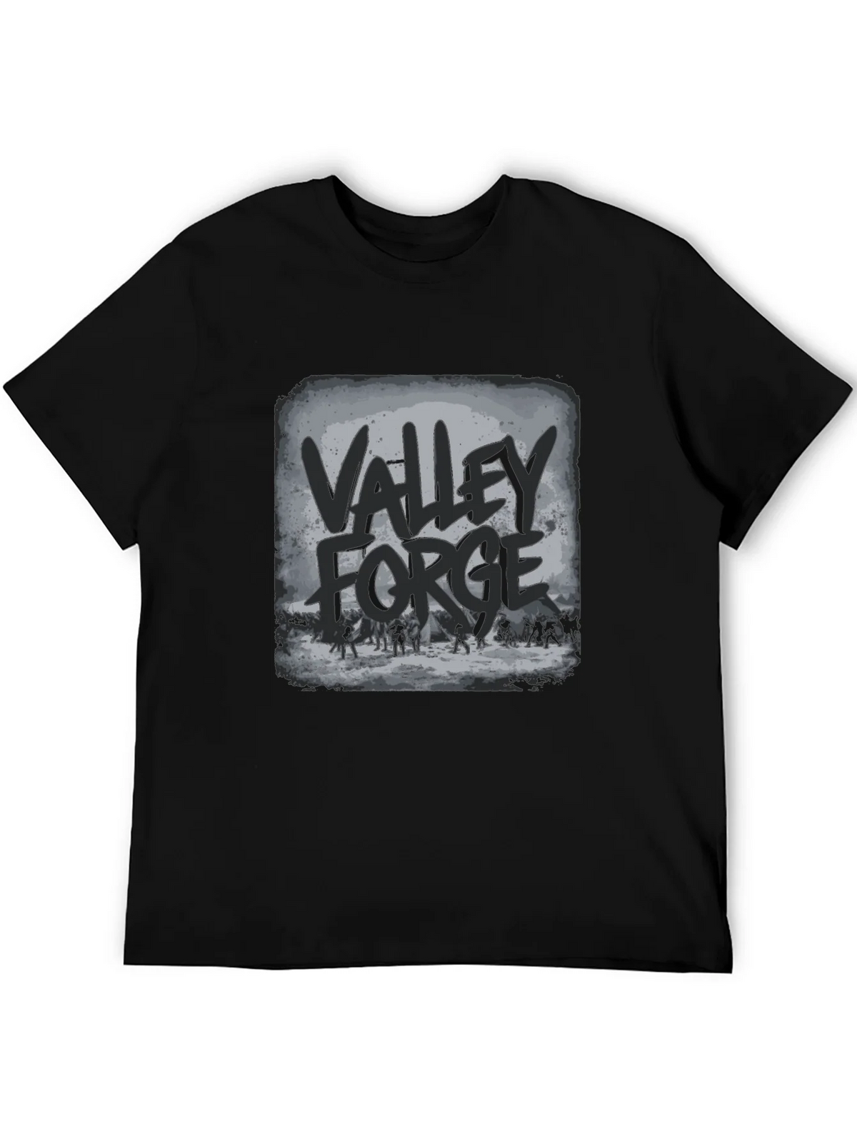 Valley Forge T-Shirt - Black Graphic Tee product image 8